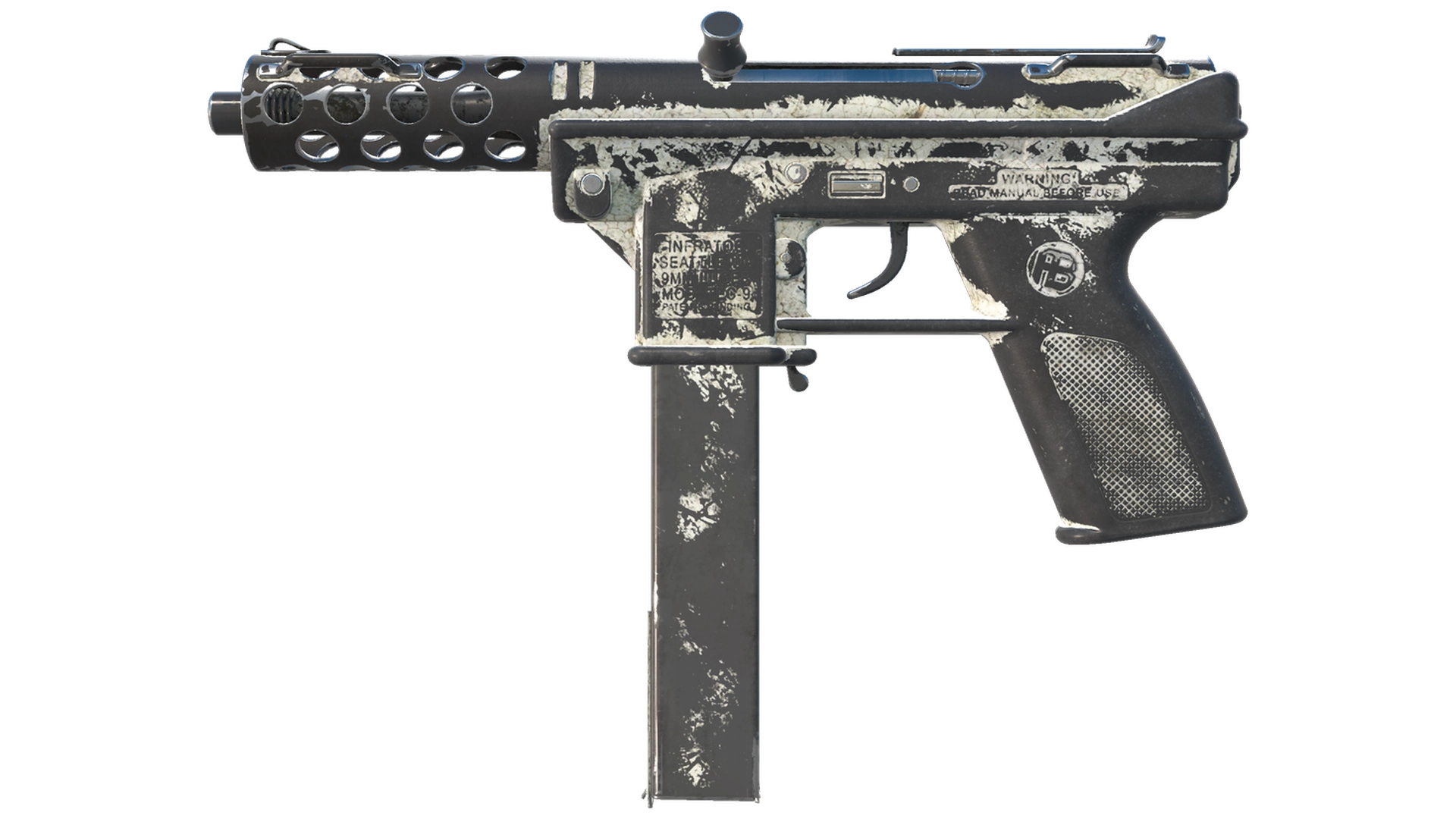 Tec-9 | Whiteout (Battle-Scarred)