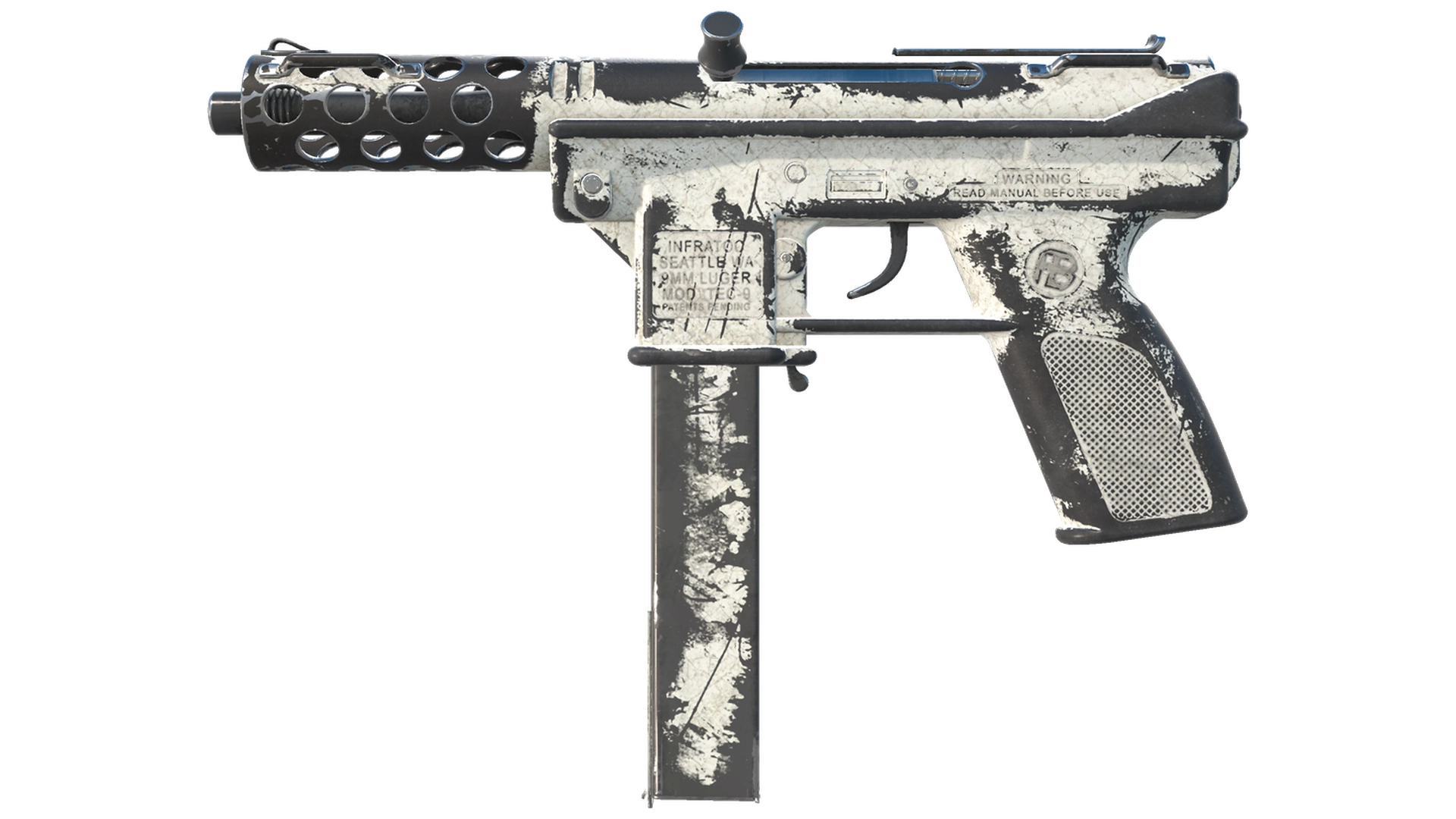 Tec-9 | Whiteout (Battle-Scarred)
