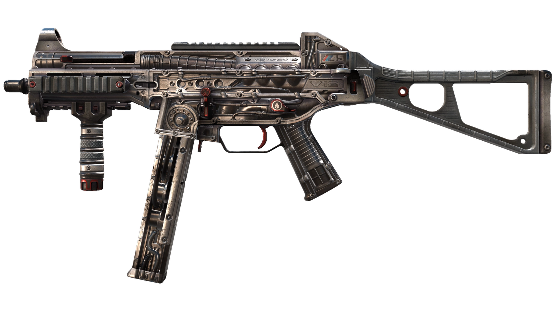 UMP-45 | Motorized (Battle-Scarred)