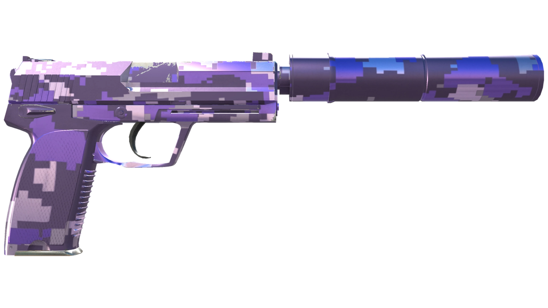 USP-S | Пиксельный камуфляж «Фиолетовый» (Прямо с завода)