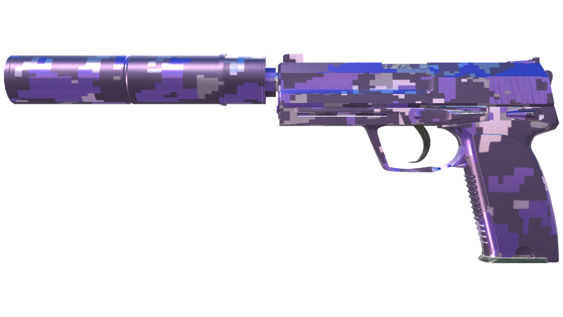USP-S | Пиксельный камуфляж «Фиолетовый» (Прямо с завода)