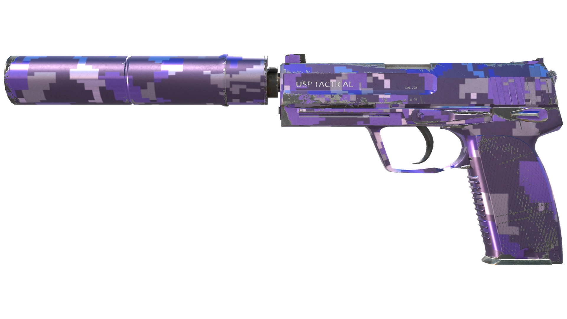 USP-S | Пиксельный камуфляж «Фиолетовый» (После полевых испытаний)