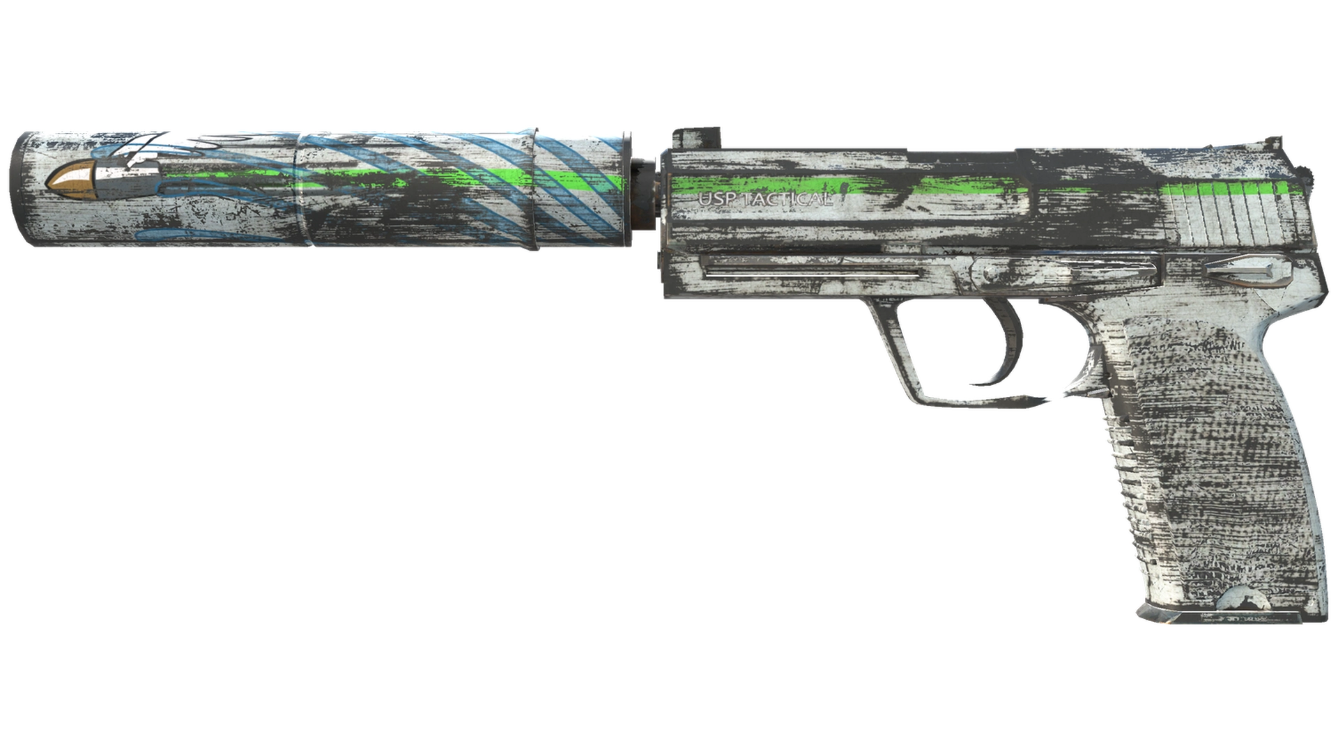 USP-S | Road Rash (Battle-Scarred)