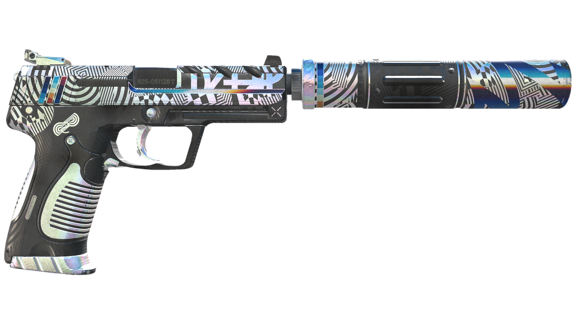 USP-S | Spiral Glitch (Well-Worn)
