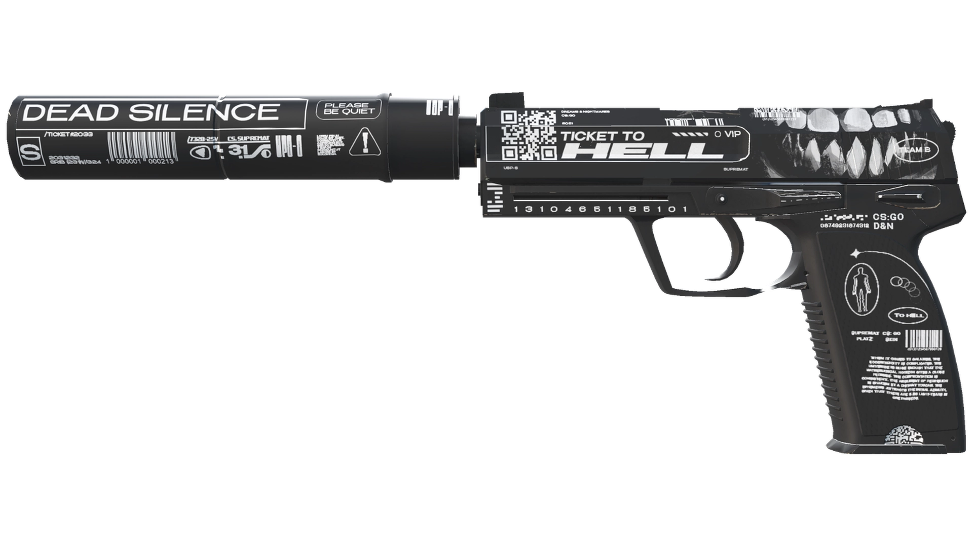 USP-S | Ticket to Hell (Прямо с завода)
