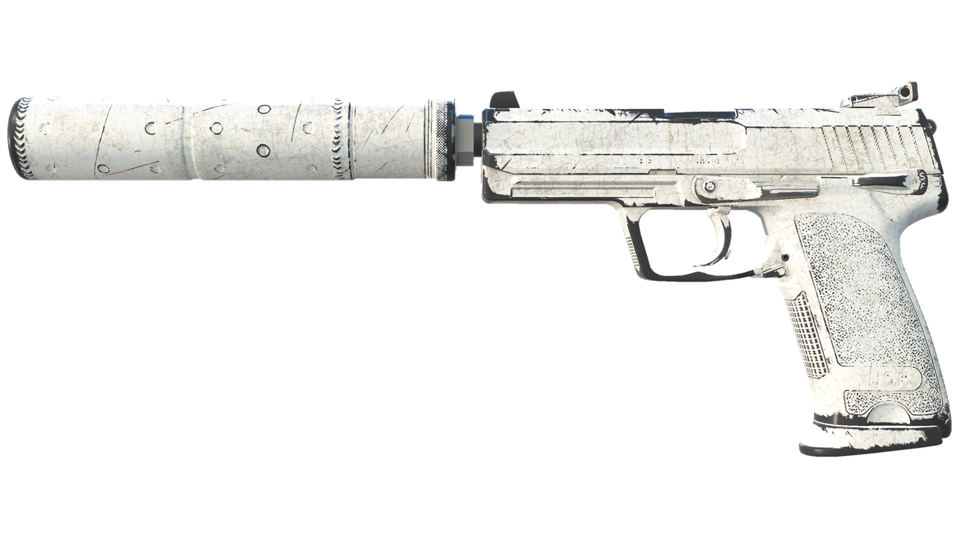 USP-S | Whiteout (Battle-Scarred)