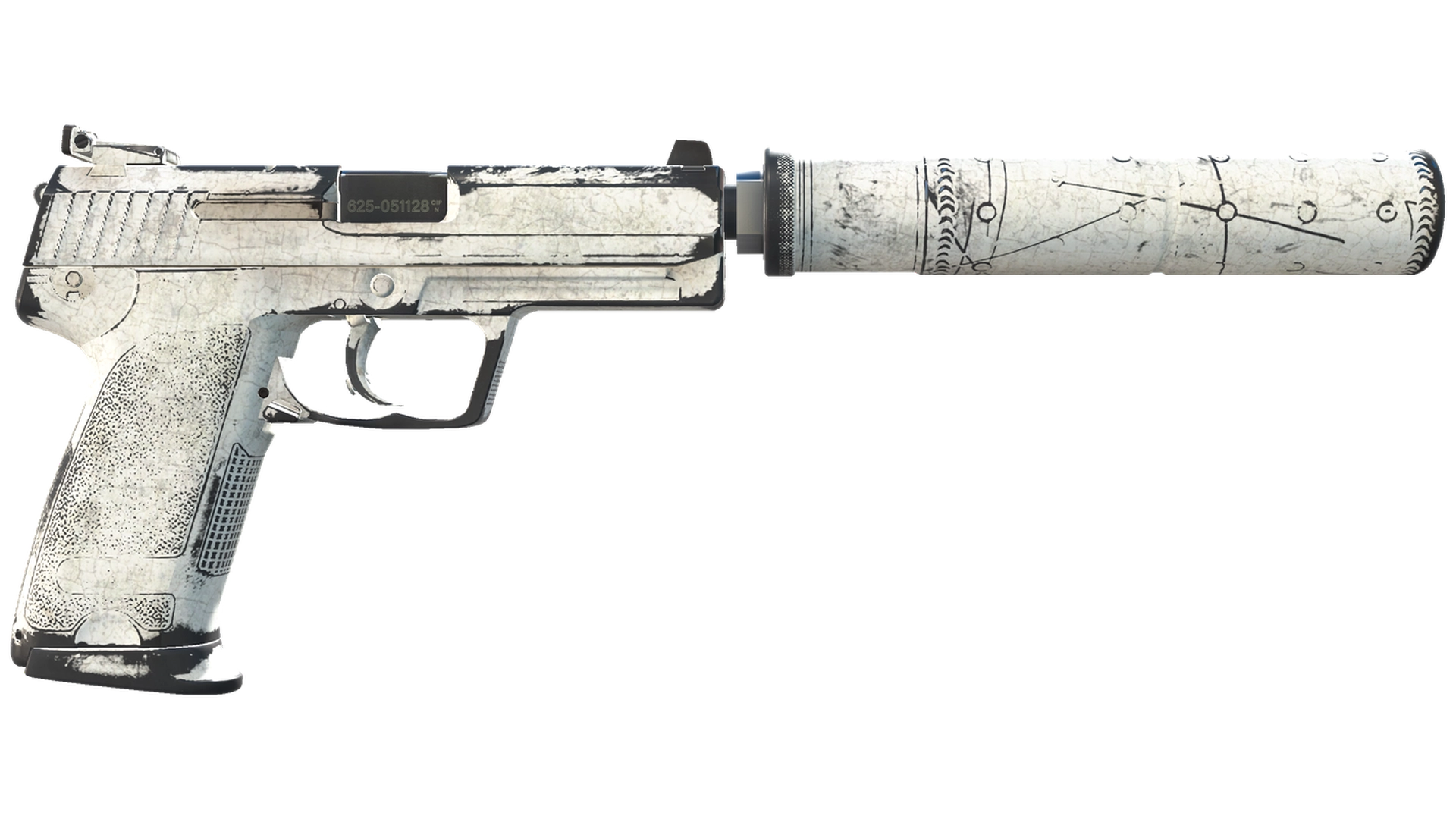 USP-S | Побелка (Закалённое в боях)