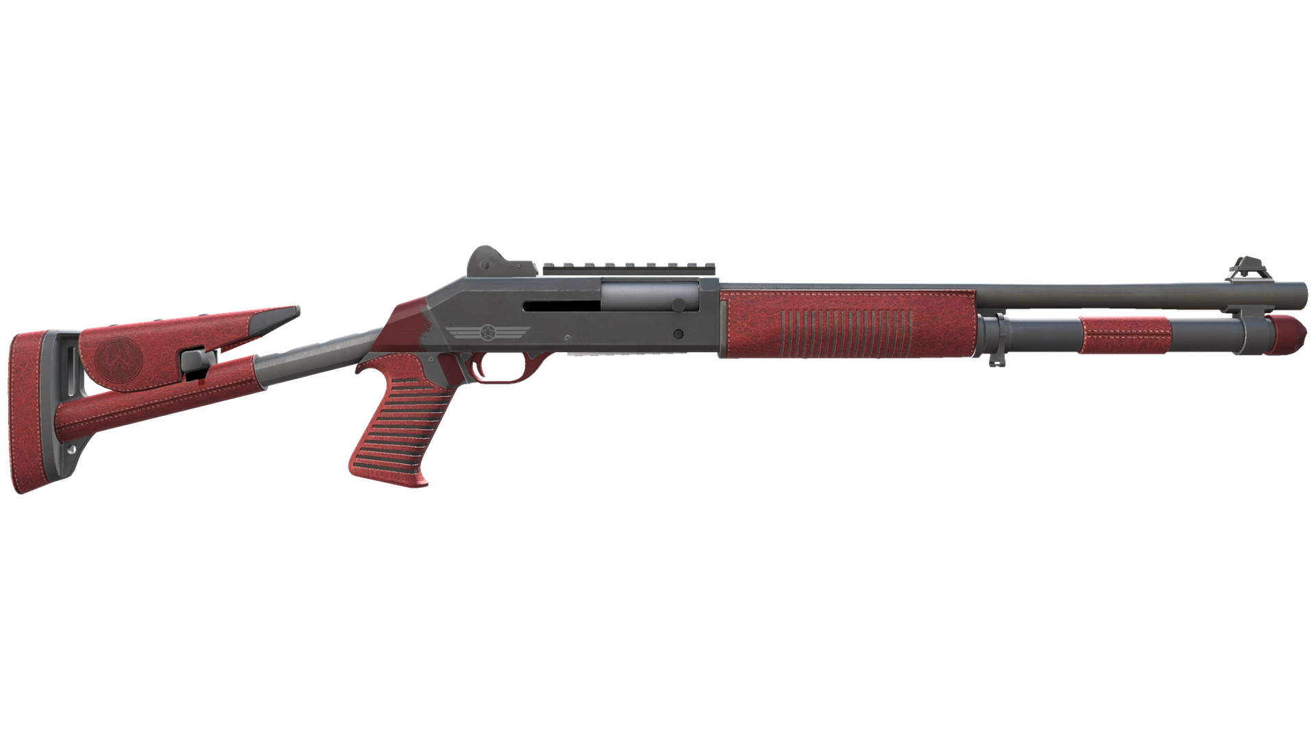XM1014 | Red Leather (Minimal Wear)