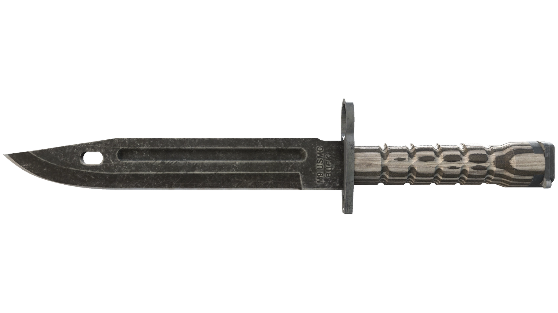 ★ Bayonet | Black Laminate (Battle-Scarred)