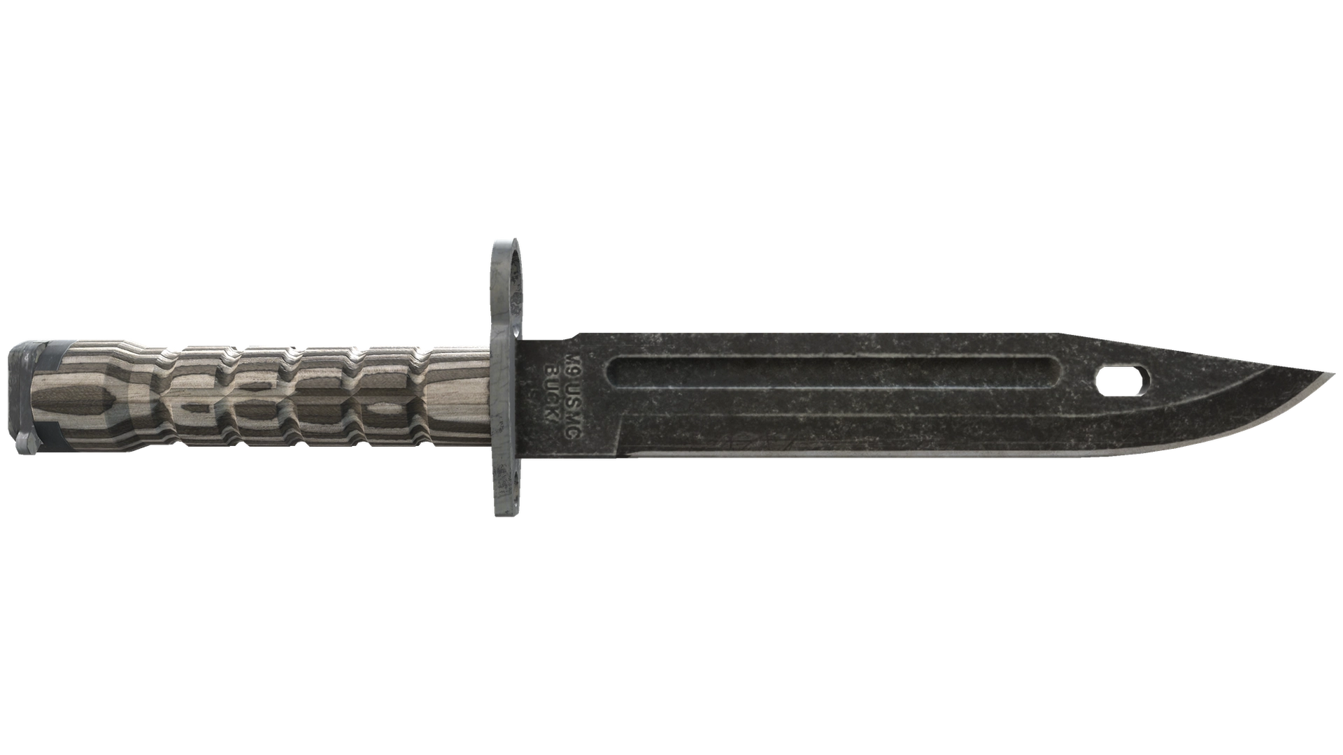 ★ Bayonet | Black Laminate (Battle-Scarred)