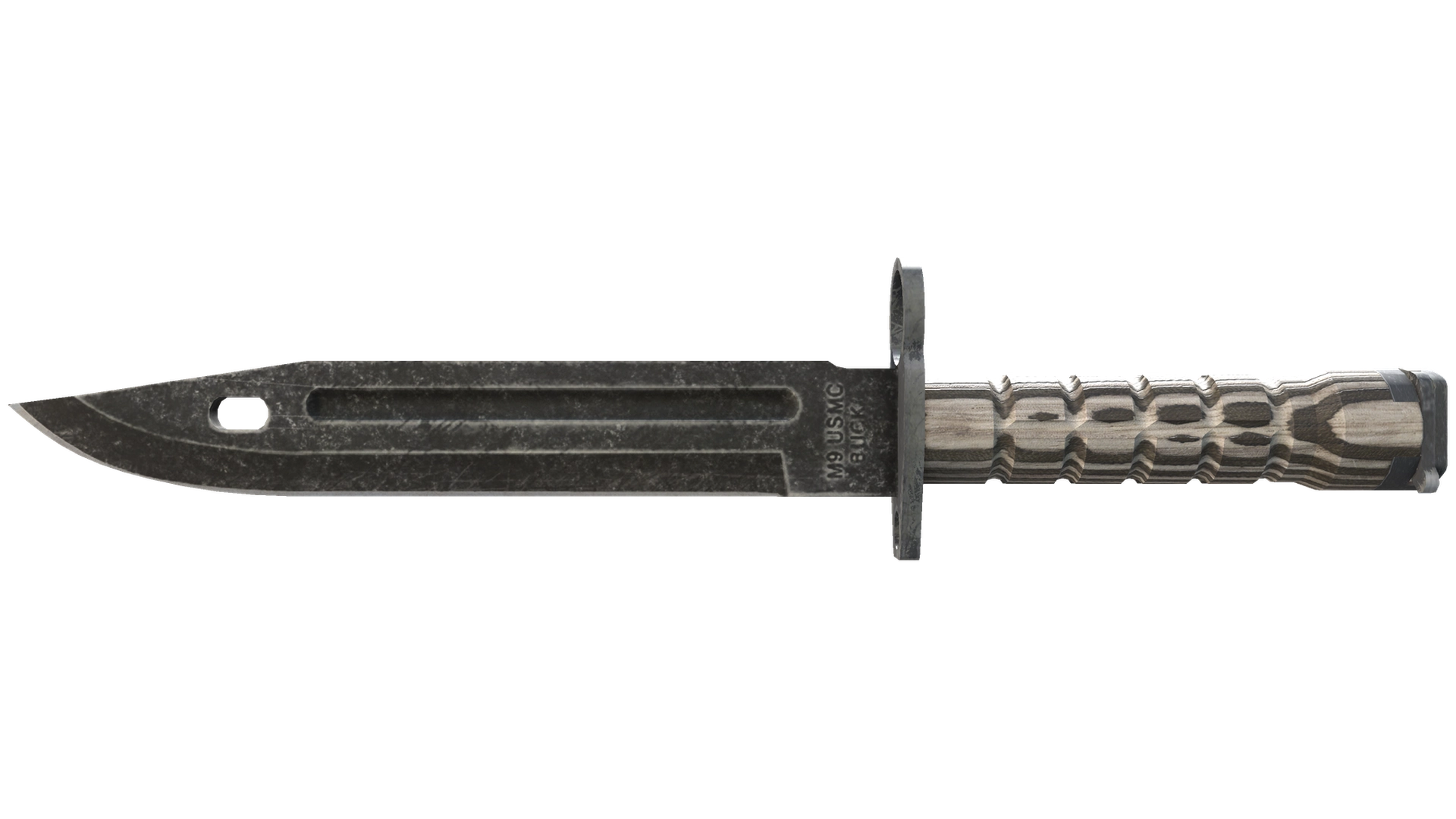 ★ Bayonet | Black Laminate (Well-Worn)
