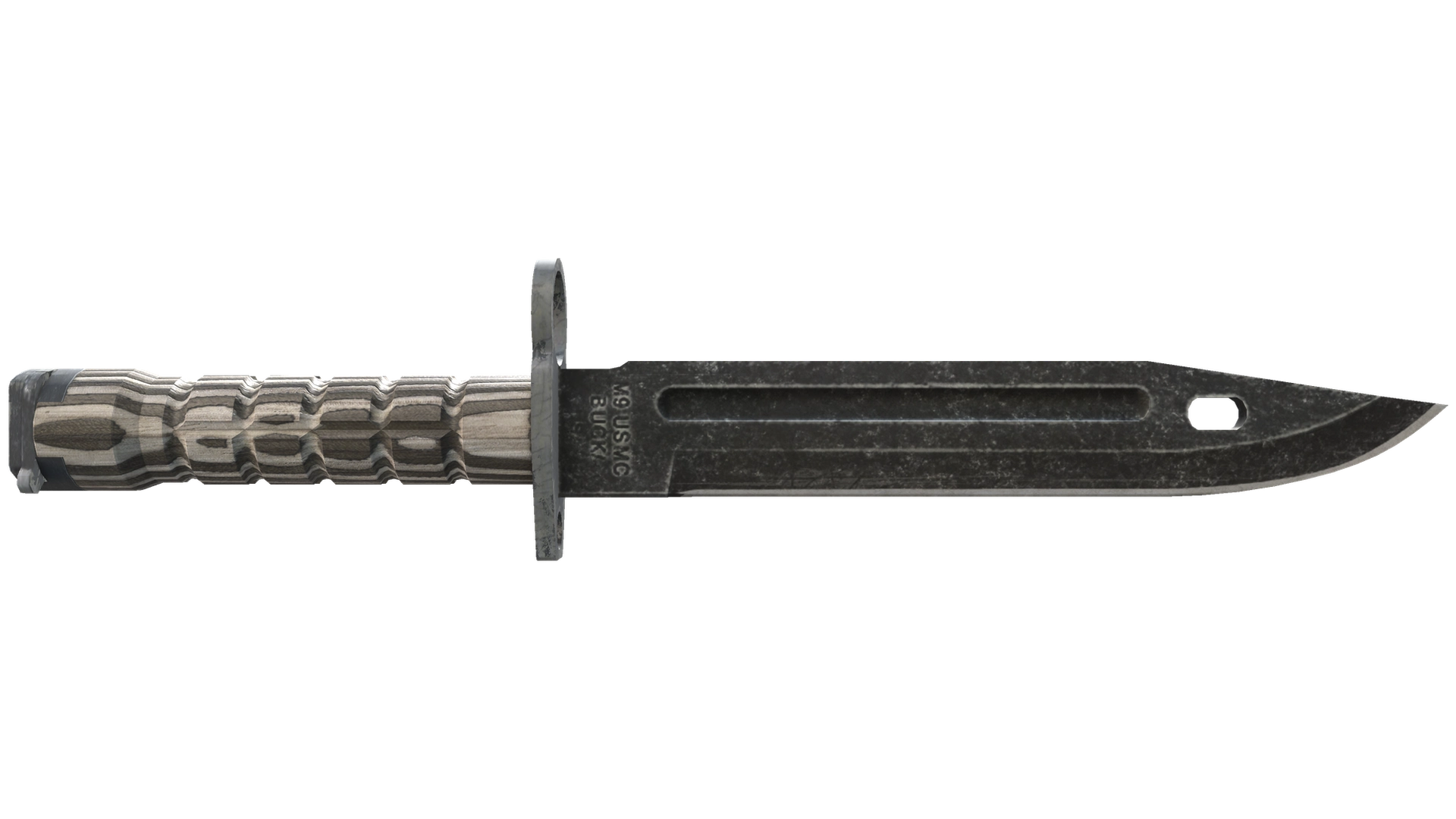 ★ Bayonet | Black Laminate (Well-Worn)