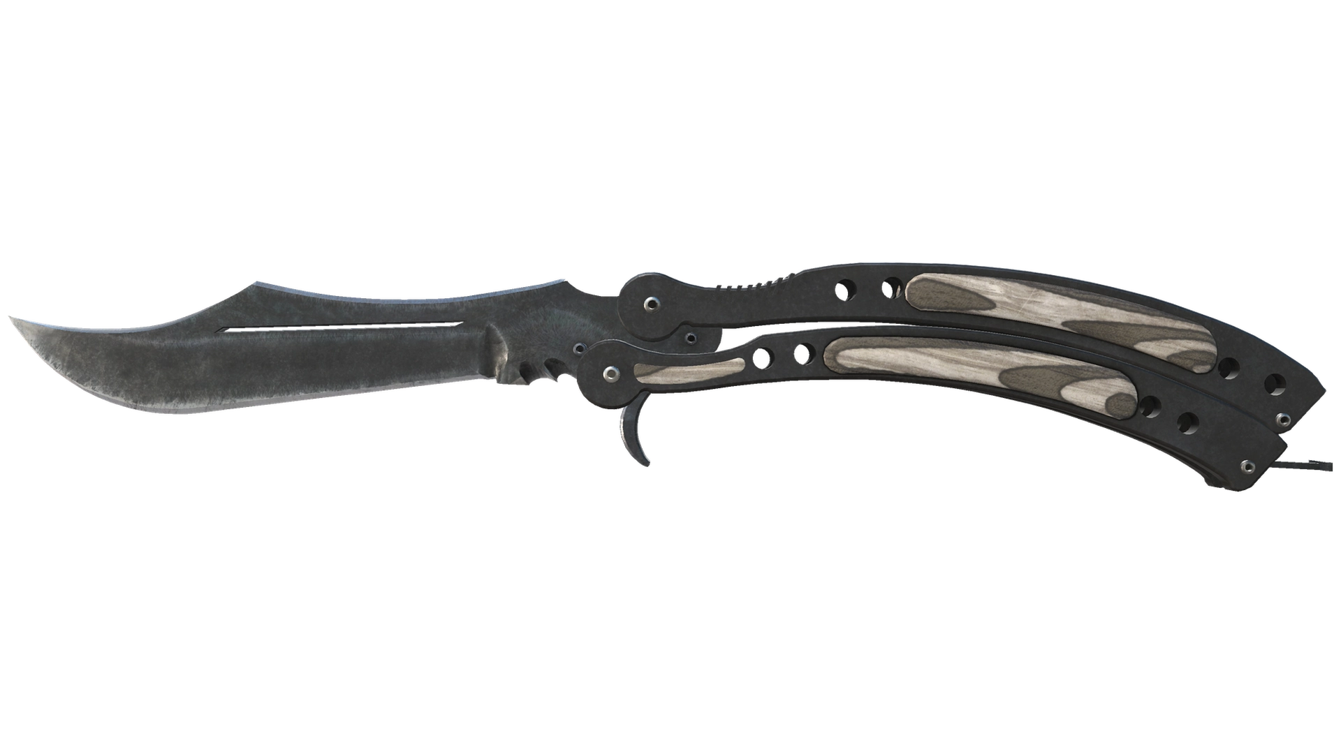 ★ Butterfly Knife | Black Laminate (Field-Tested)