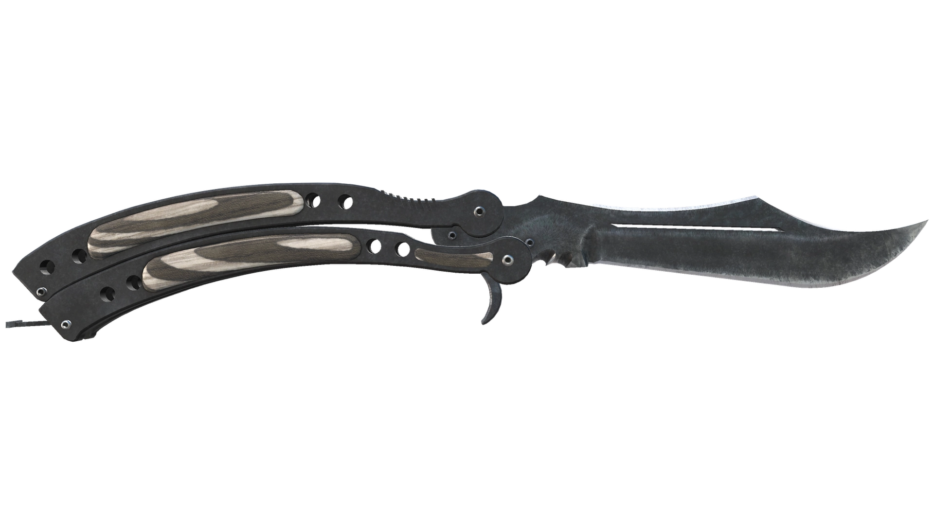 ★ Butterfly Knife | Black Laminate (Minimal Wear)