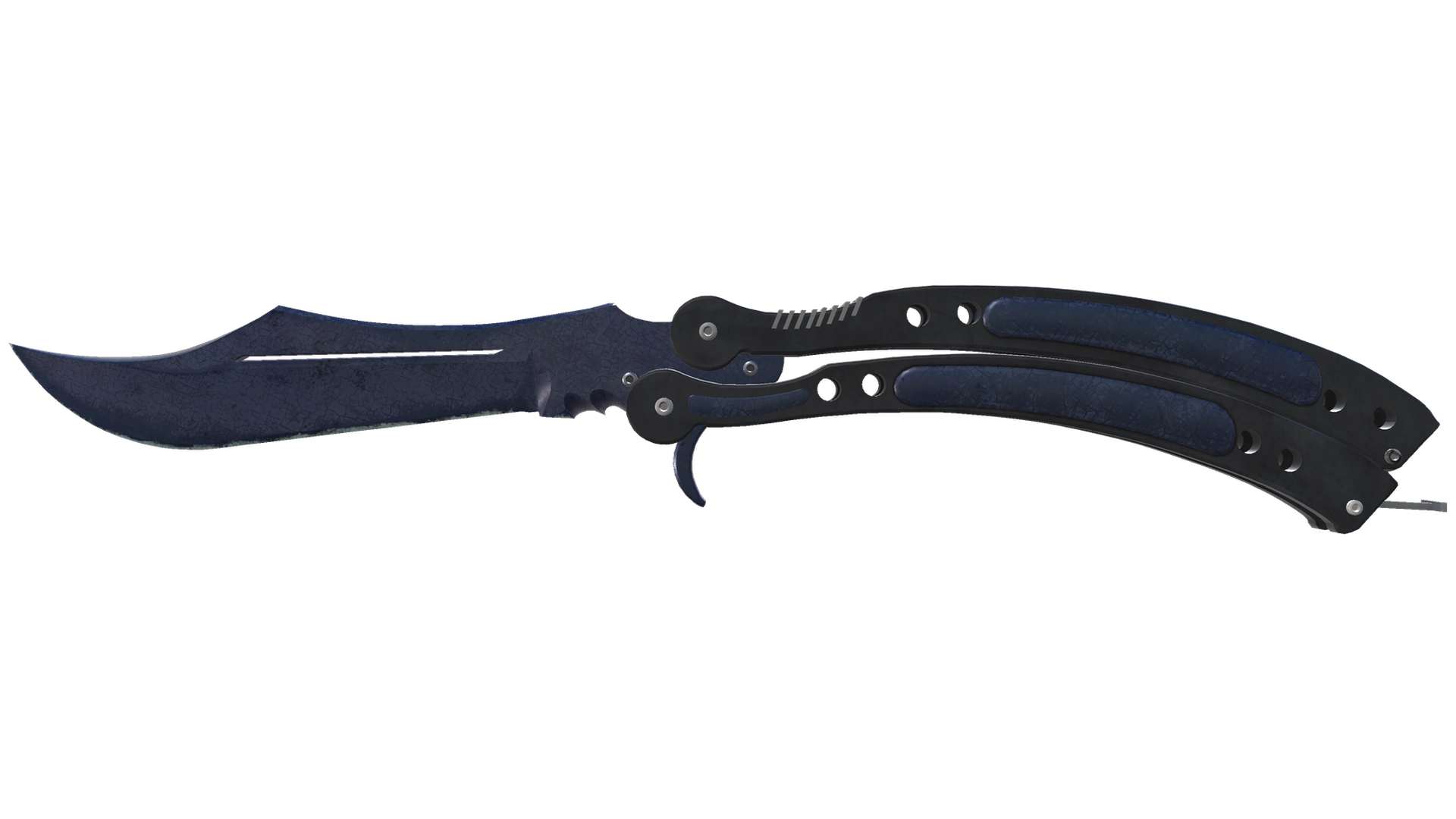★ Butterfly Knife | Blue Steel (Battle-Scarred)