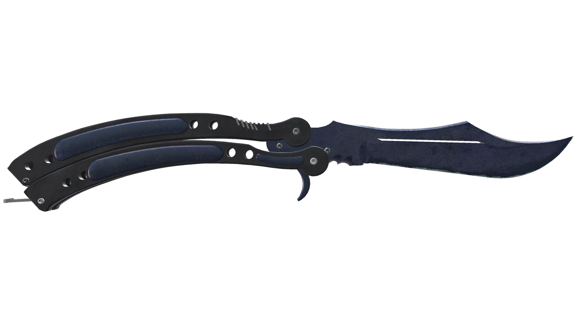 ★ Butterfly Knife | Blue Steel (Battle-Scarred)