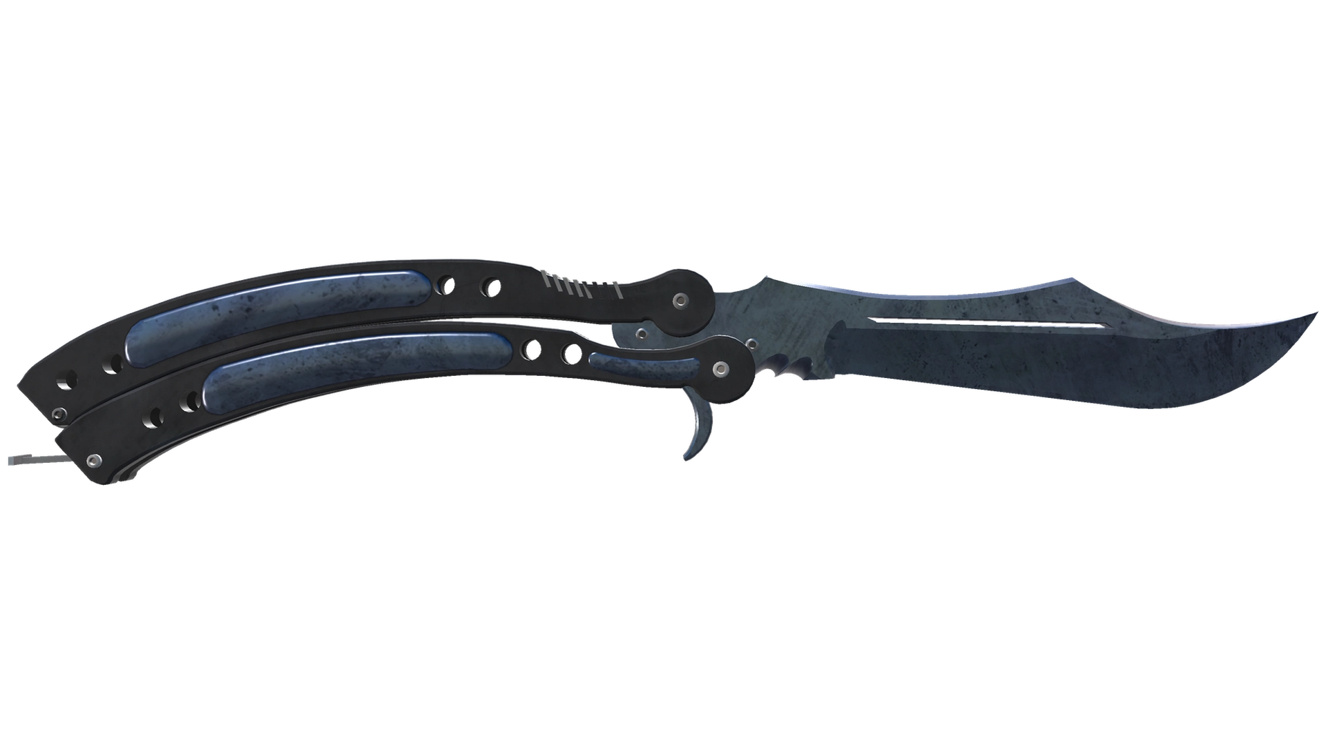 ★ Butterfly Knife | Blue Steel (Factory New)