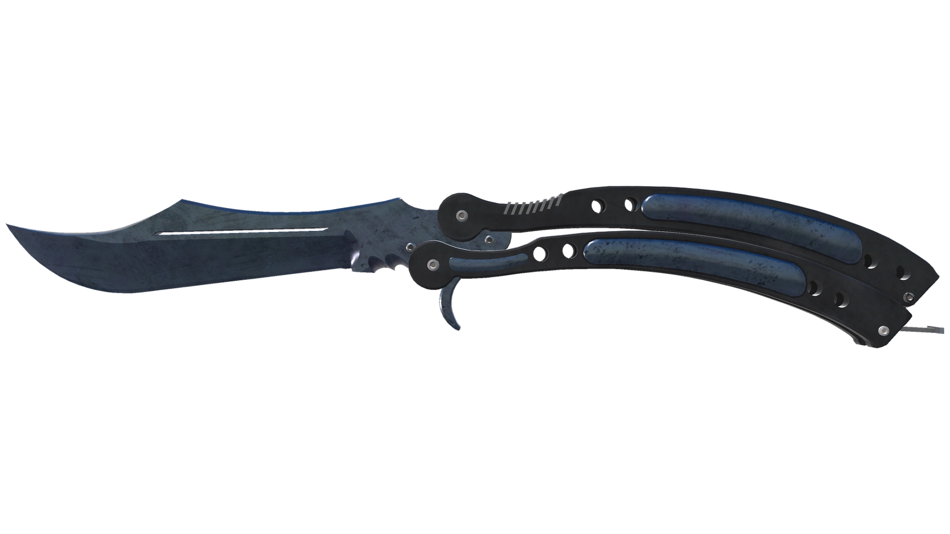 ★ Butterfly Knife | Blue Steel (Factory New)