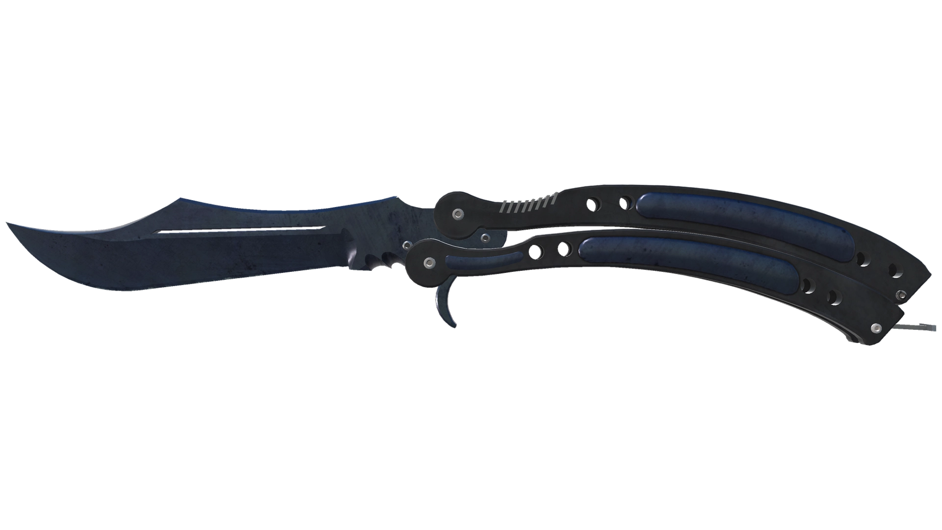 ★ Butterfly Knife | Blue Steel (Well-Worn)