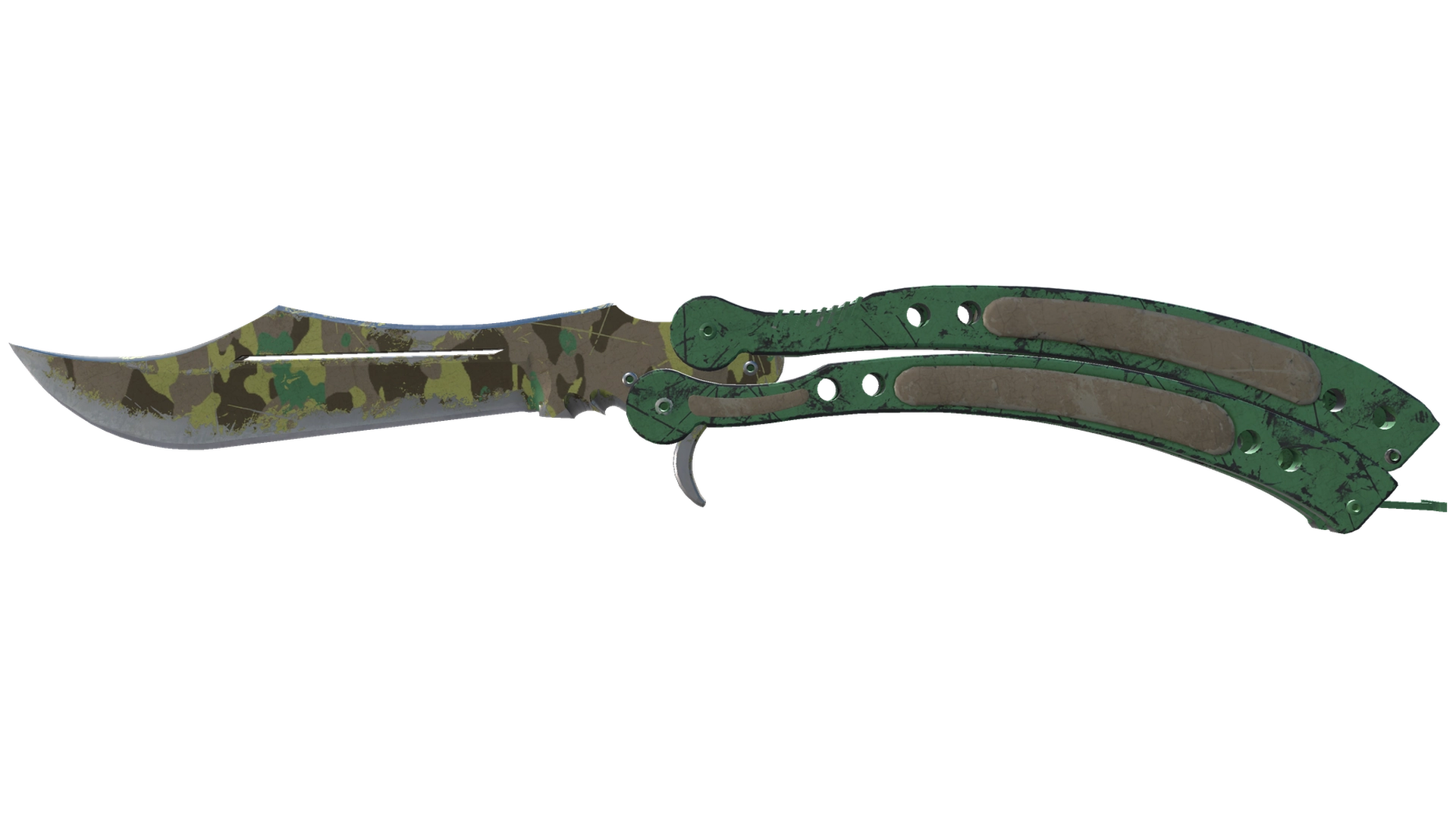 ★ Butterfly Knife | Boreal Forest (Battle-Scarred)
