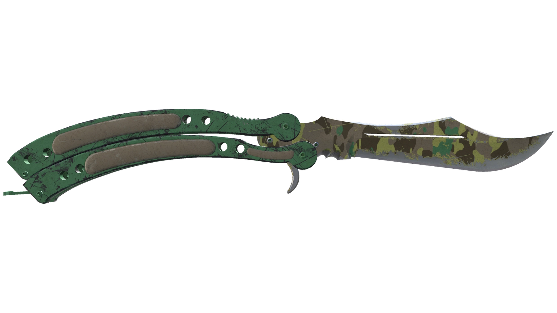 ★ Butterfly Knife | Boreal Forest (Battle-Scarred)