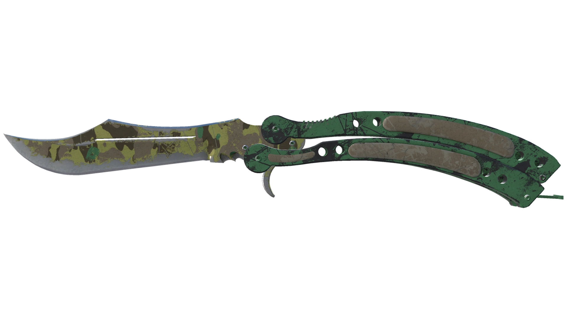 ★ Butterfly Knife | Boreal Forest (Battle-Scarred)