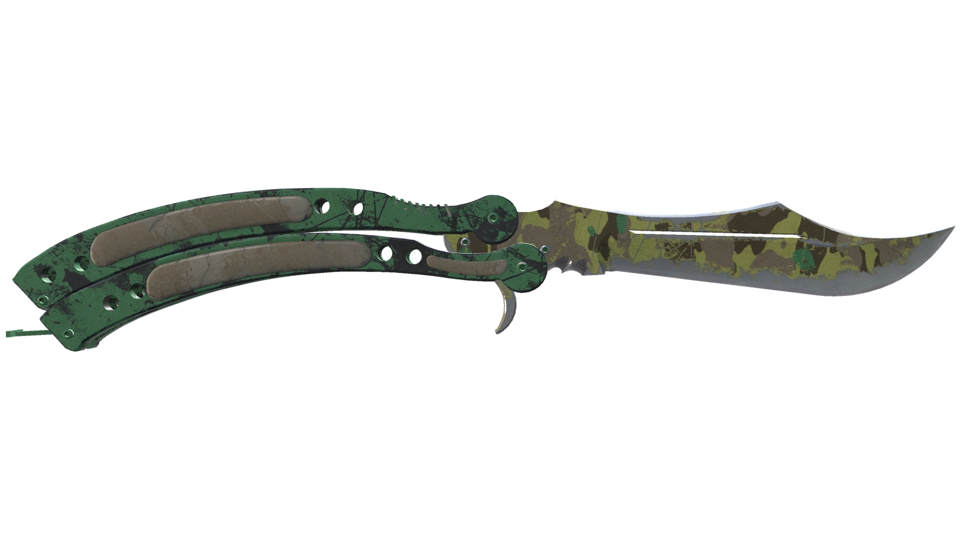 ★ Butterfly Knife | Boreal Forest (Battle-Scarred)