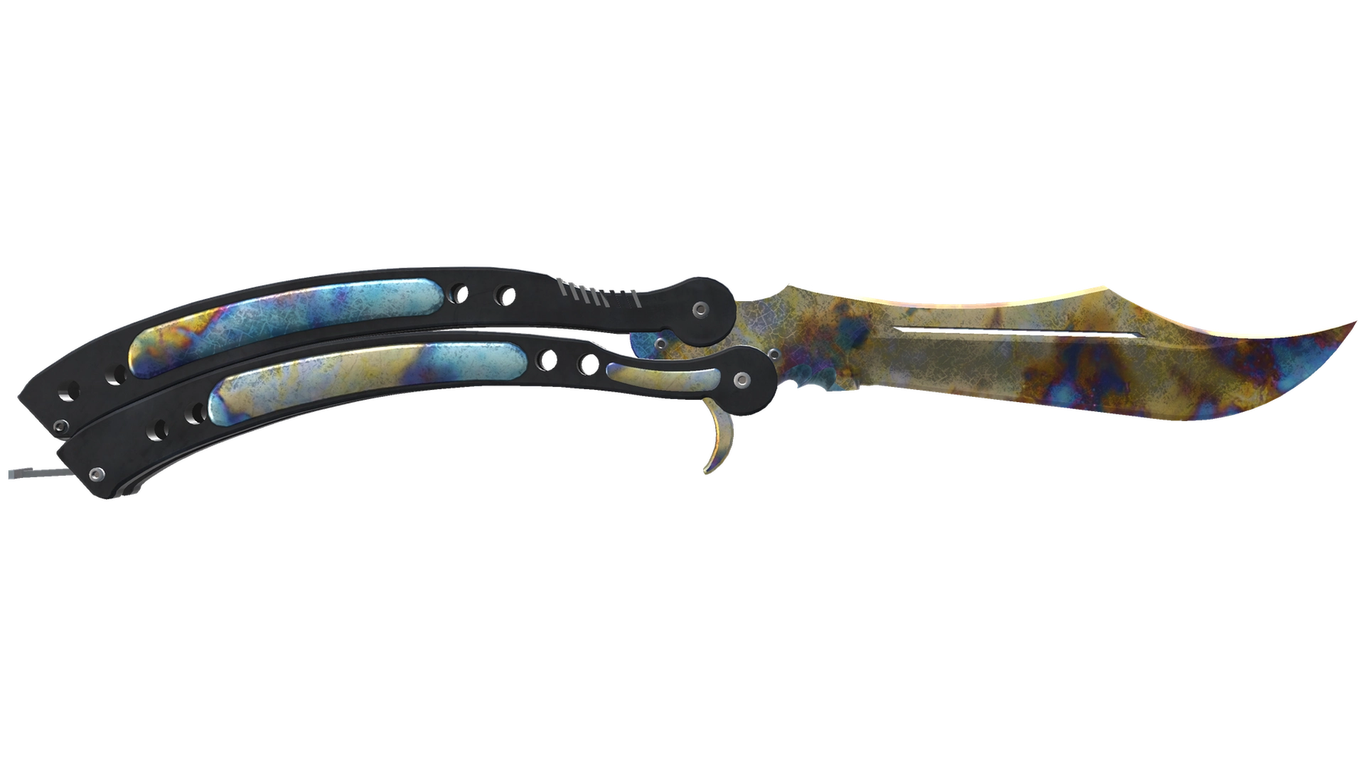 ★ Butterfly Knife | Case Hardened (Well-Worn)