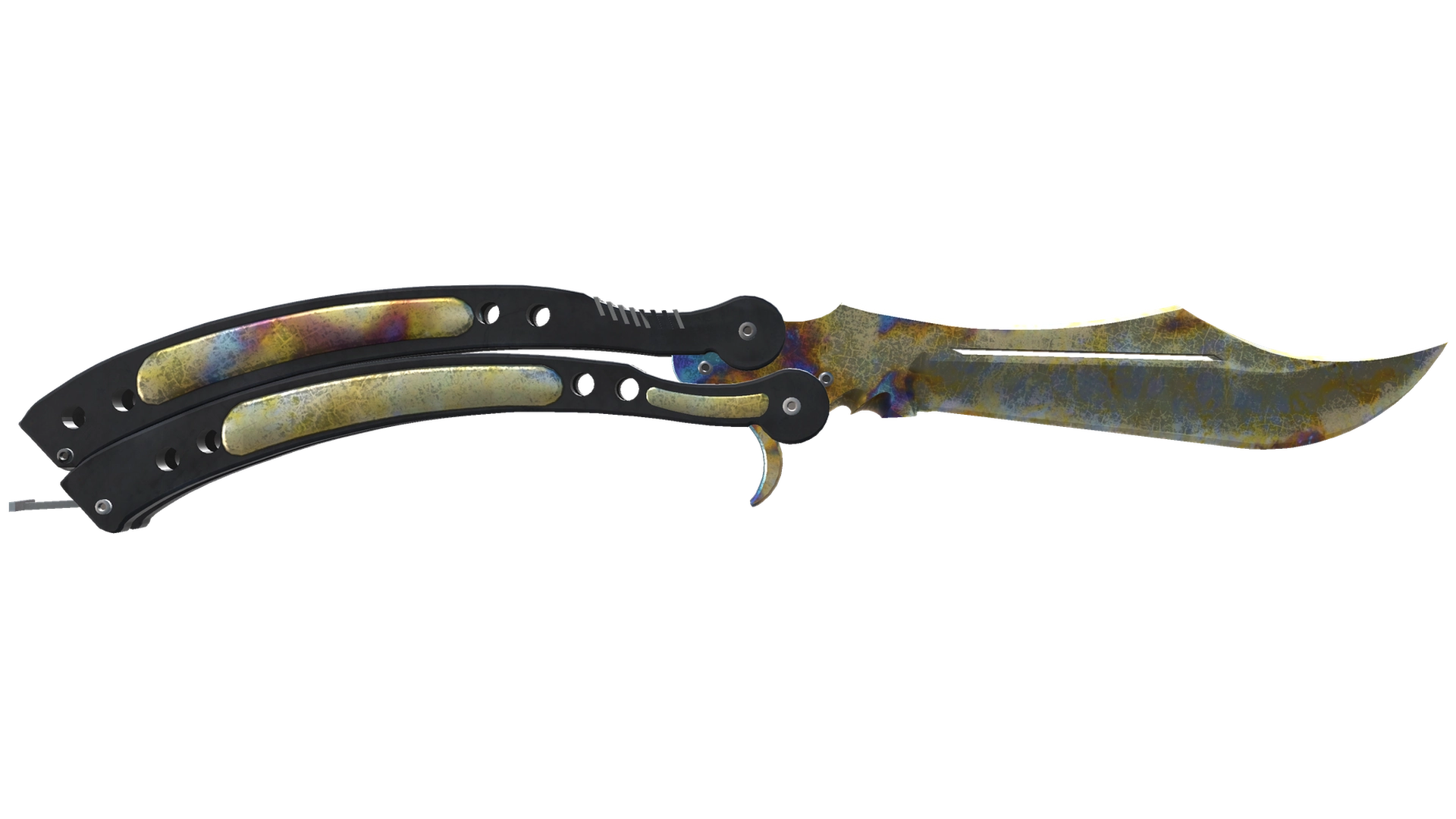 ★ Butterfly Knife | Case Hardened (Well-Worn)