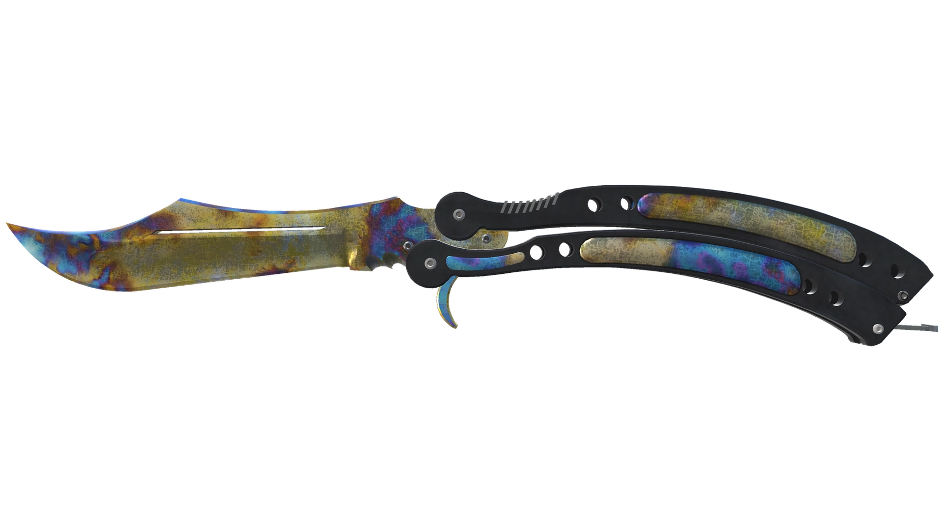 ★ Butterfly Knife | Case Hardened (Well-Worn)