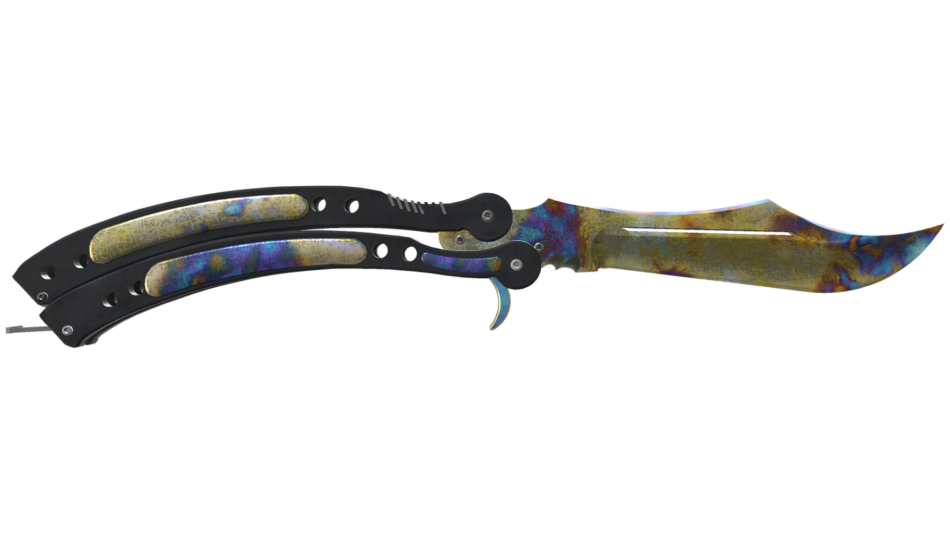 ★ Butterfly Knife | Case Hardened (Well-Worn)