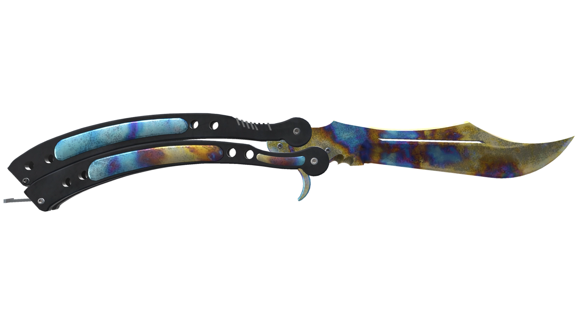 ★ Butterfly Knife | Case Hardened (Well-Worn)
