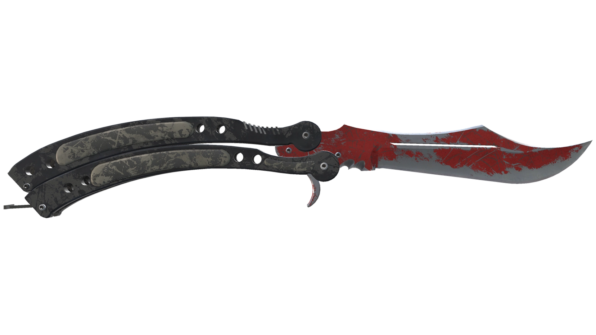 ★ Butterfly Knife | Crimson Web (Battle-Scarred)