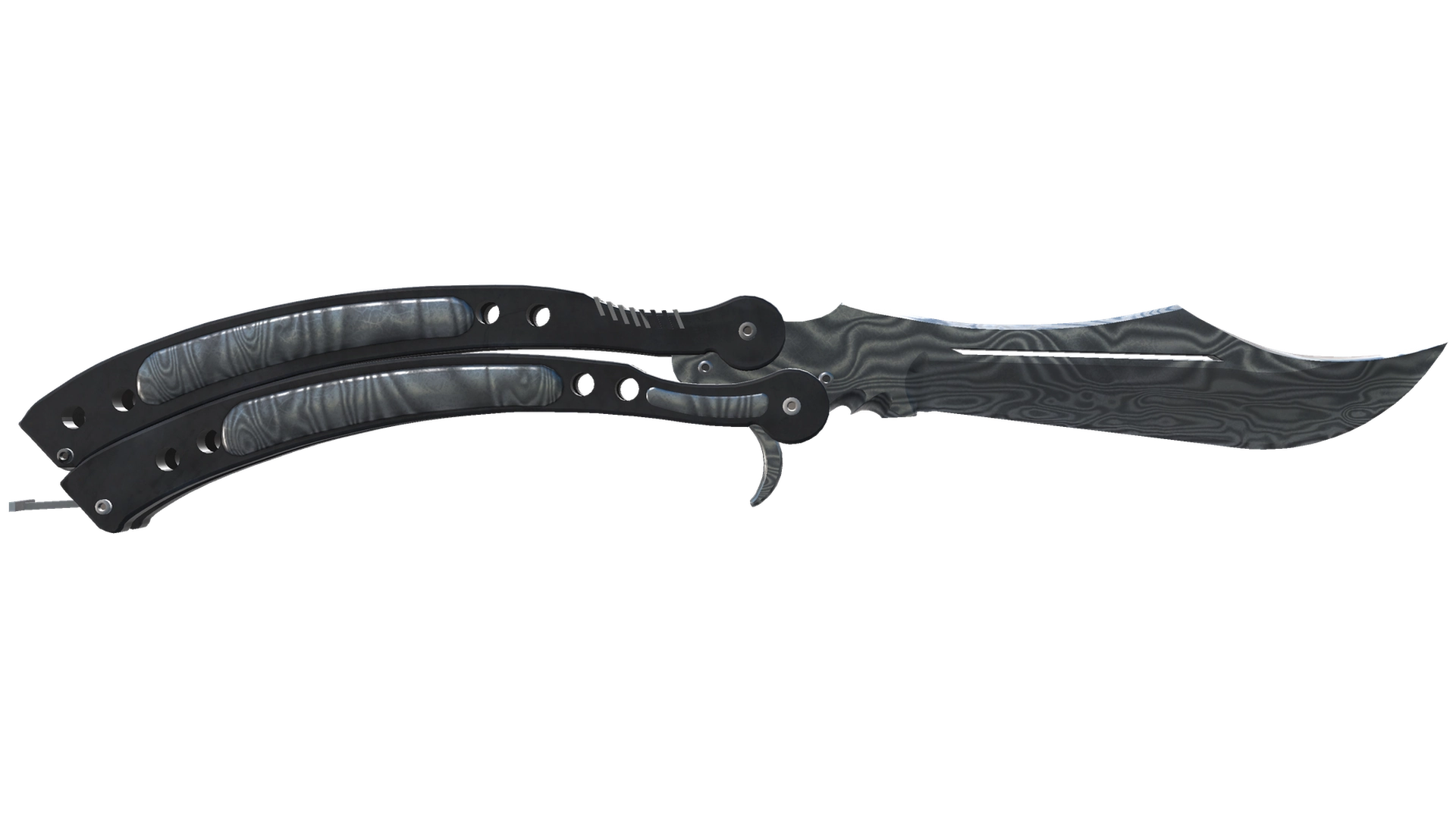 ★ Butterfly Knife | Damascus Steel (Battle-Scarred)