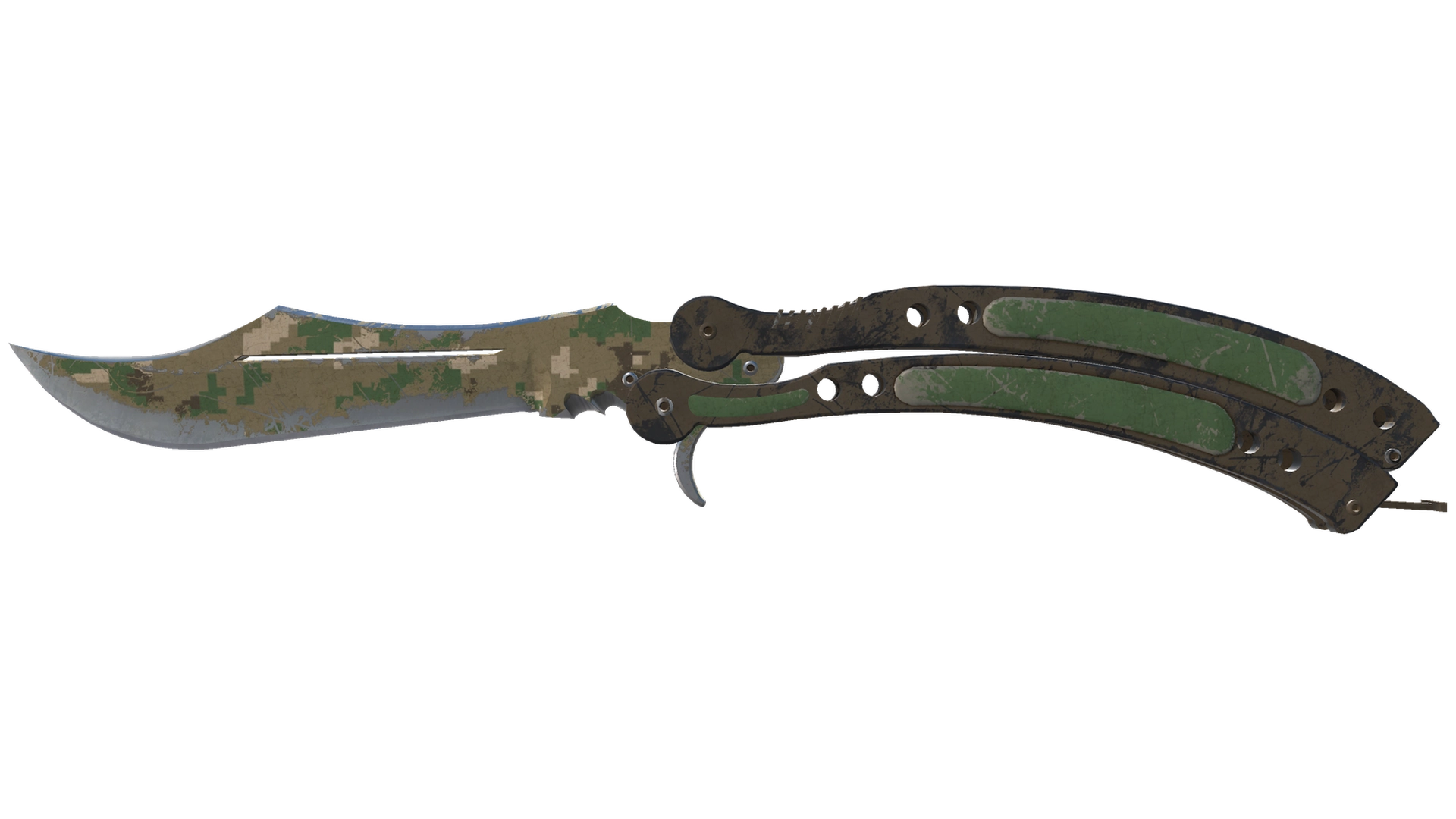 ★ Butterfly Knife | Forest DDPAT (Battle-Scarred)