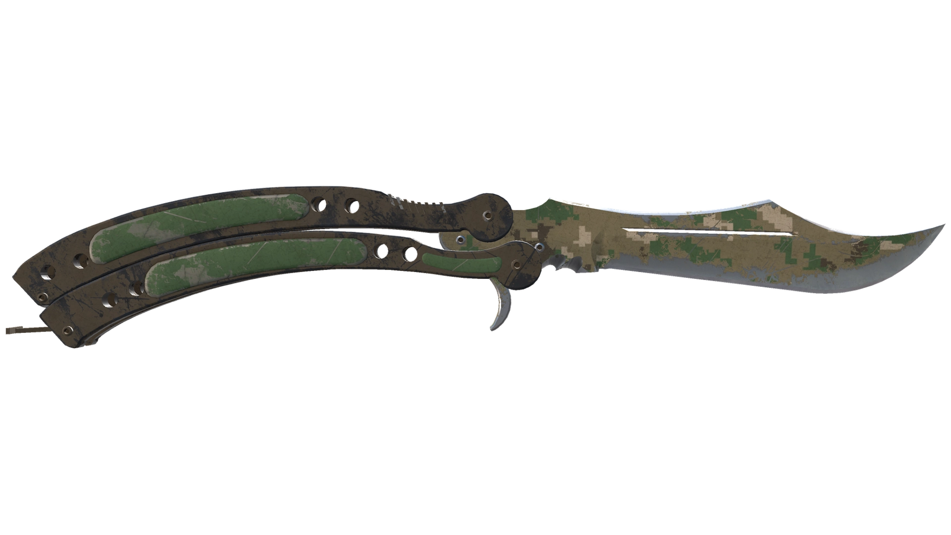 ★ Butterfly Knife | Forest DDPAT (Battle-Scarred)