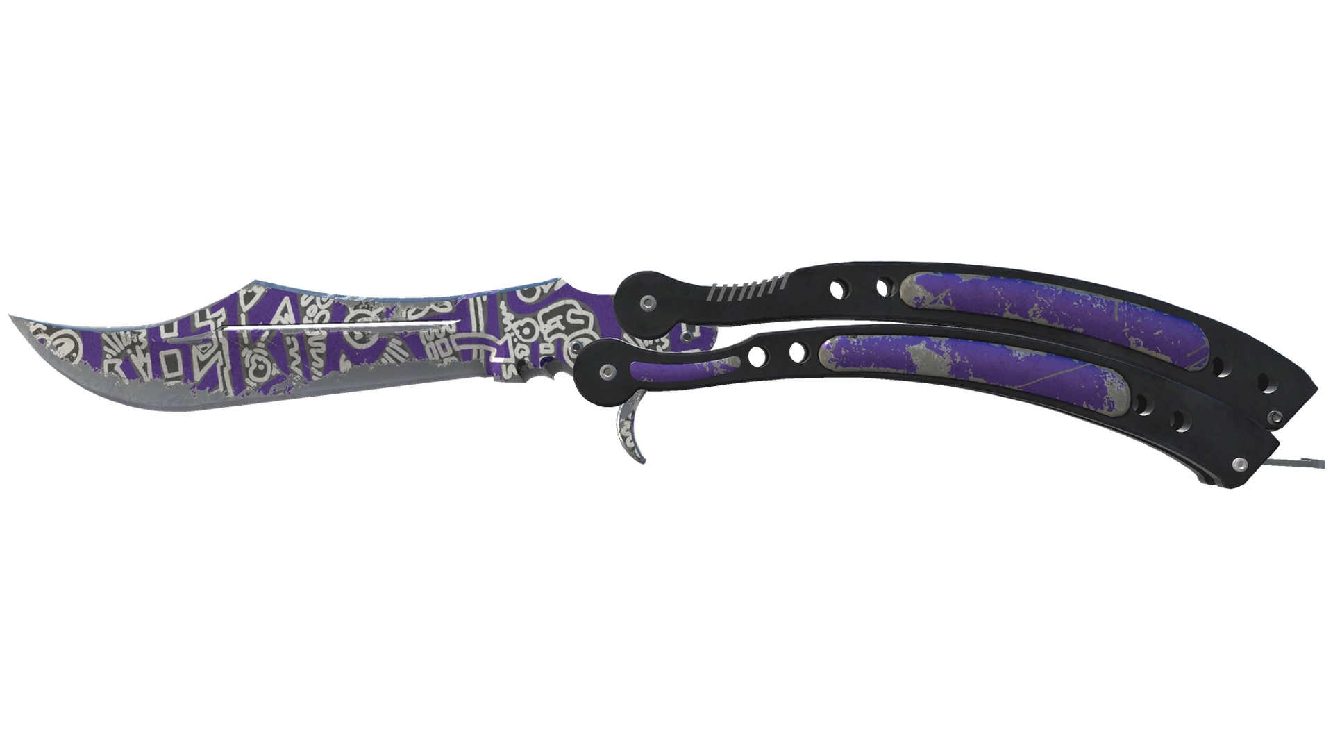 ★ Butterfly Knife | Freehand (Battle-Scarred)