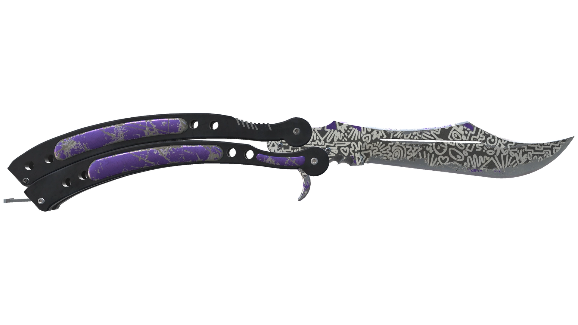★ Butterfly Knife | Freehand (Battle-Scarred)