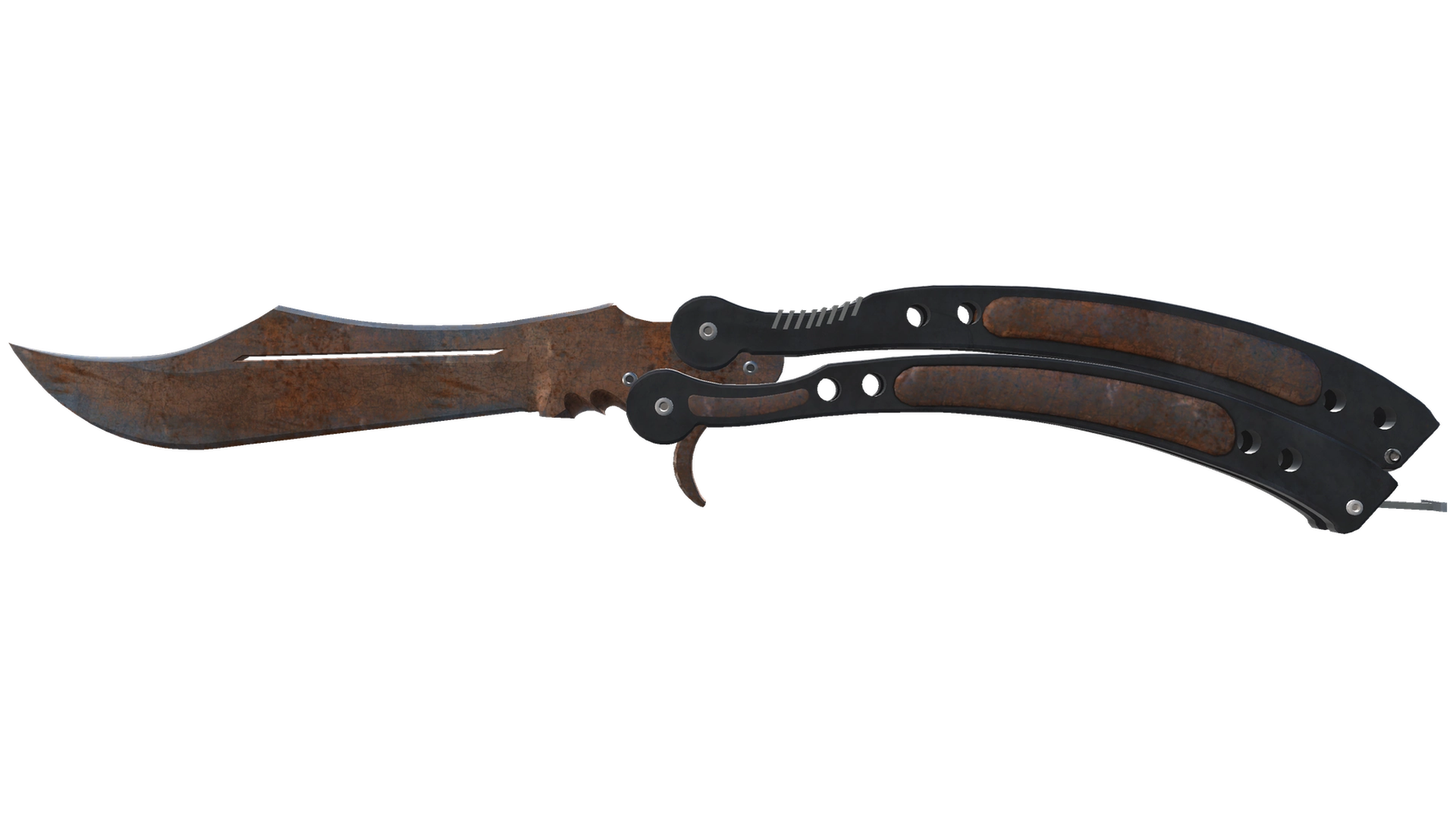 ★ Butterfly Knife | Rust Coat (Battle-Scarred)
