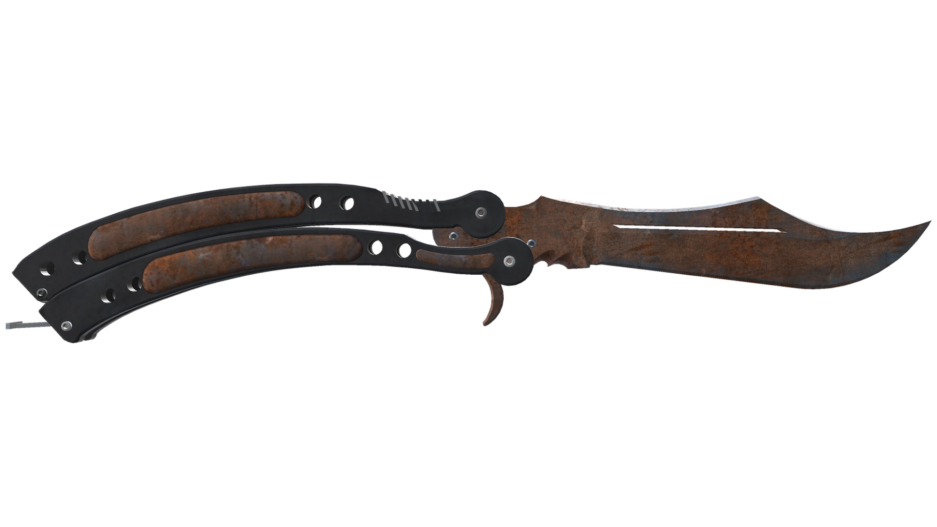 ★ Butterfly Knife | Rust Coat (Battle-Scarred)