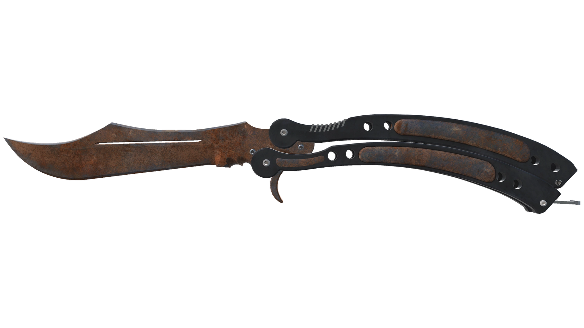 ★ Butterfly Knife | Rust Coat (Battle-Scarred)