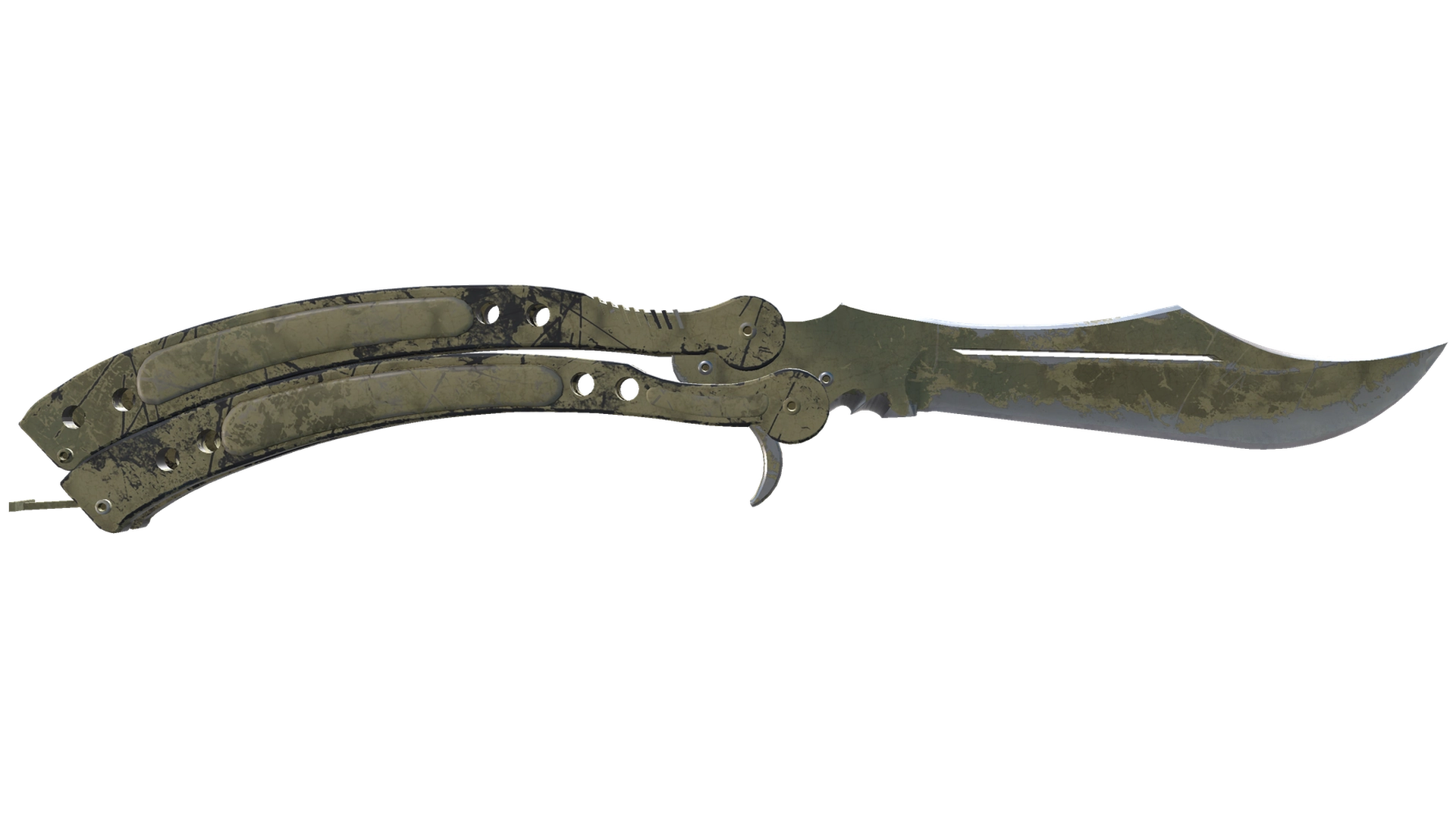 ★ Butterfly Knife | Safari Mesh (Battle-Scarred)