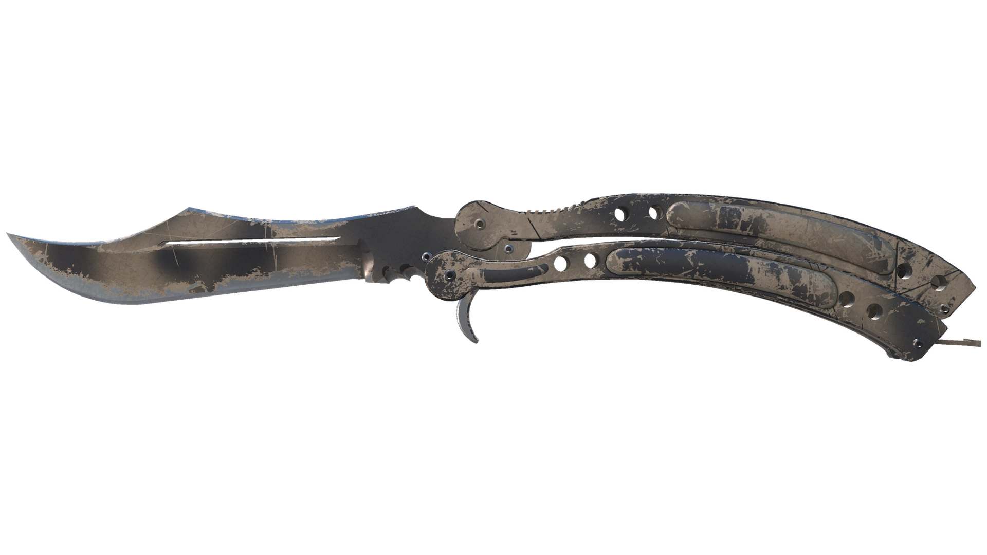 ★ Butterfly Knife | Scorched (Well-Worn)