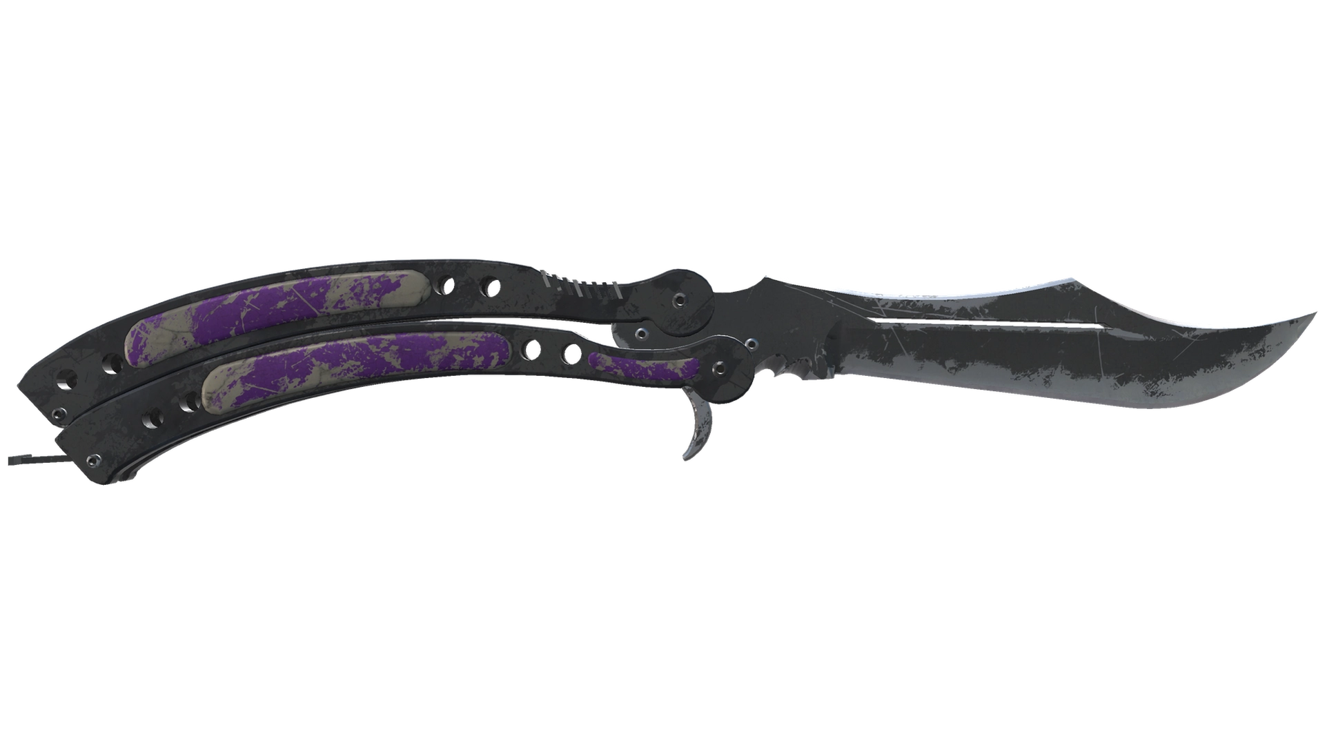 ★ Butterfly Knife | Ultraviolet (Battle-Scarred)