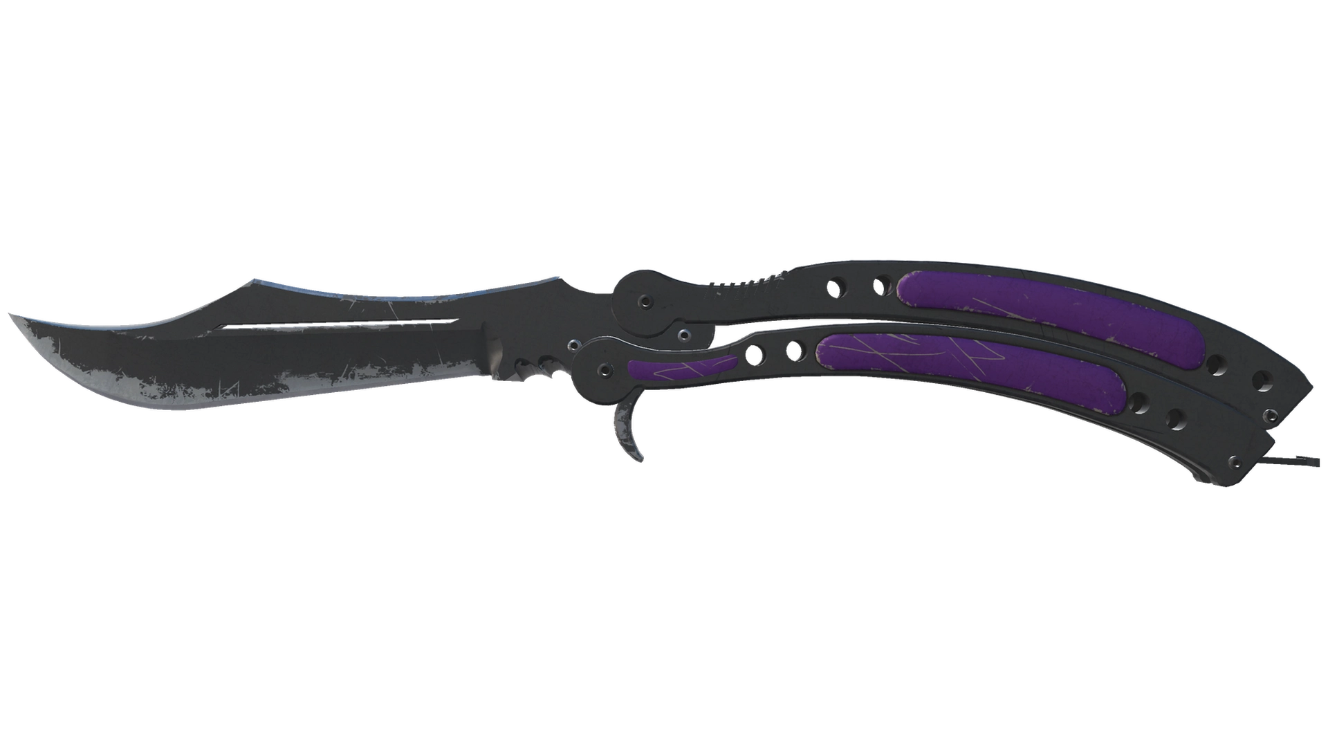 ★ Butterfly Knife | Ultraviolet (Well-Worn)