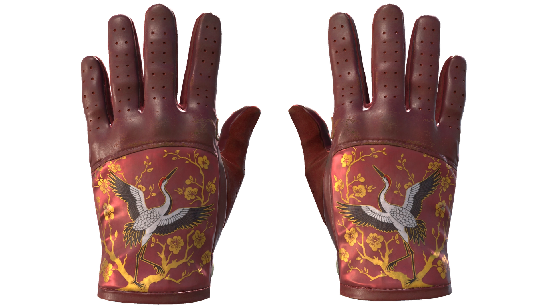 ★ Driver Gloves | Brocade Crane (Field-Tested)