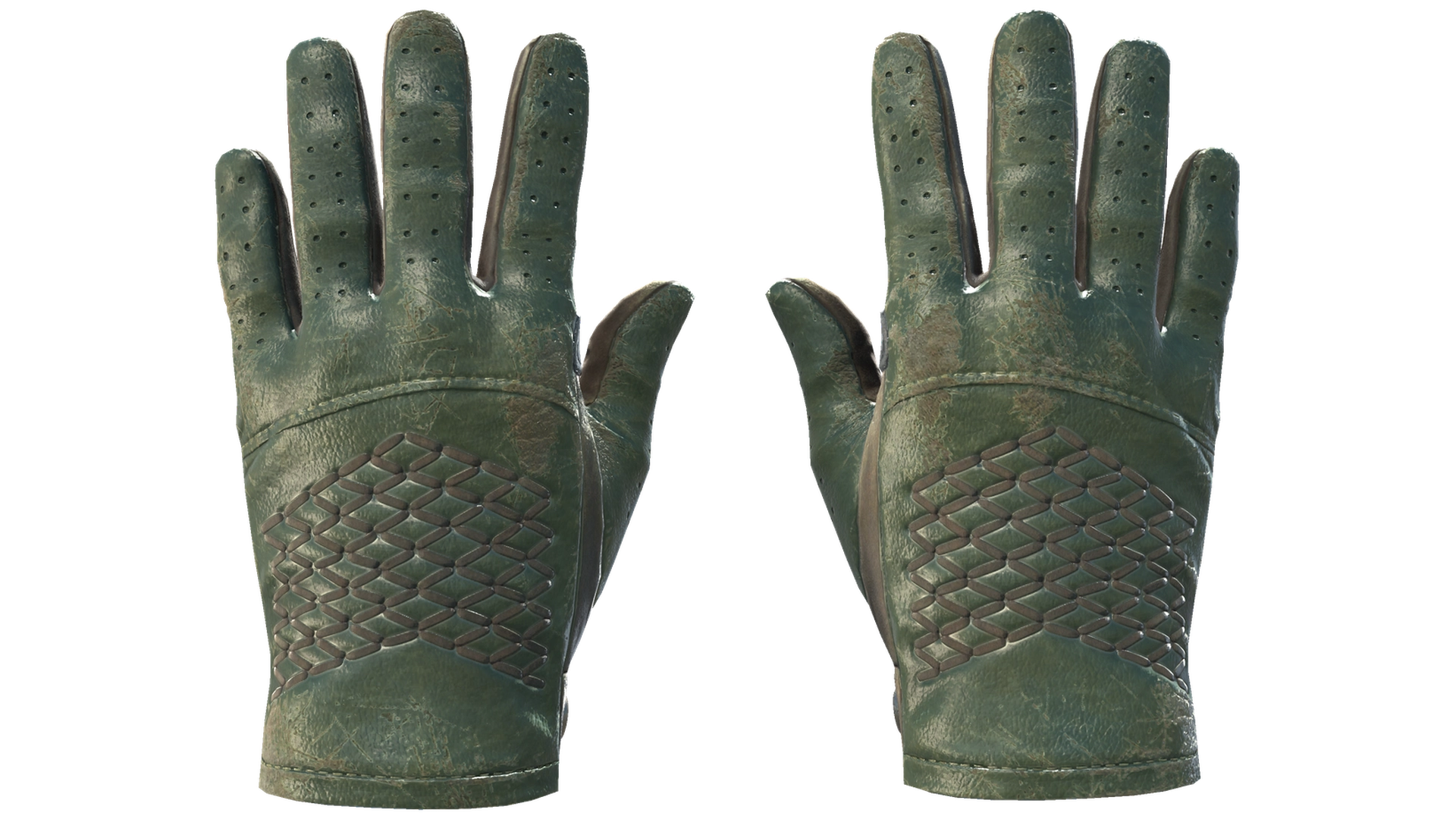 ★ Driver Gloves | Racing Green (Battle-Scarred)