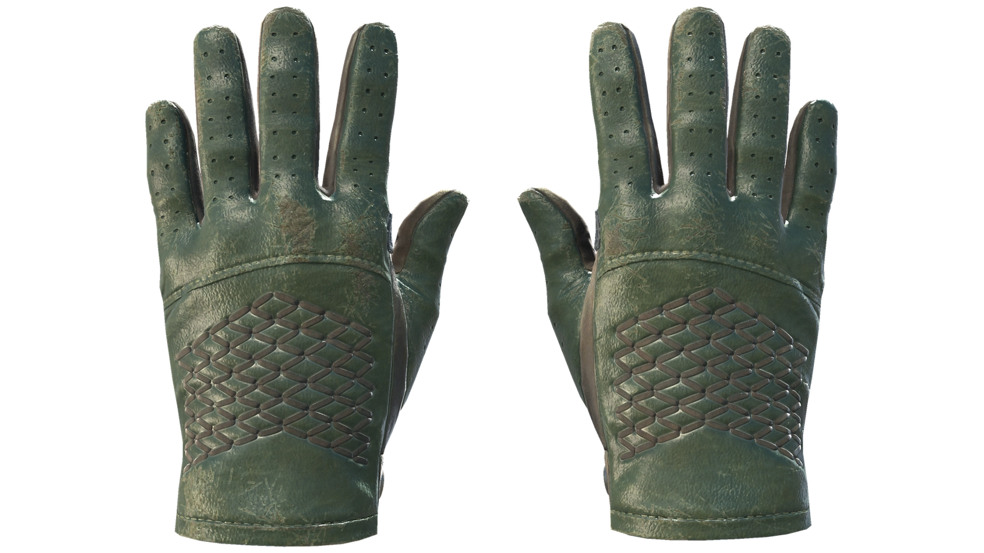 ★ Driver Gloves | Racing Green (Well-Worn)