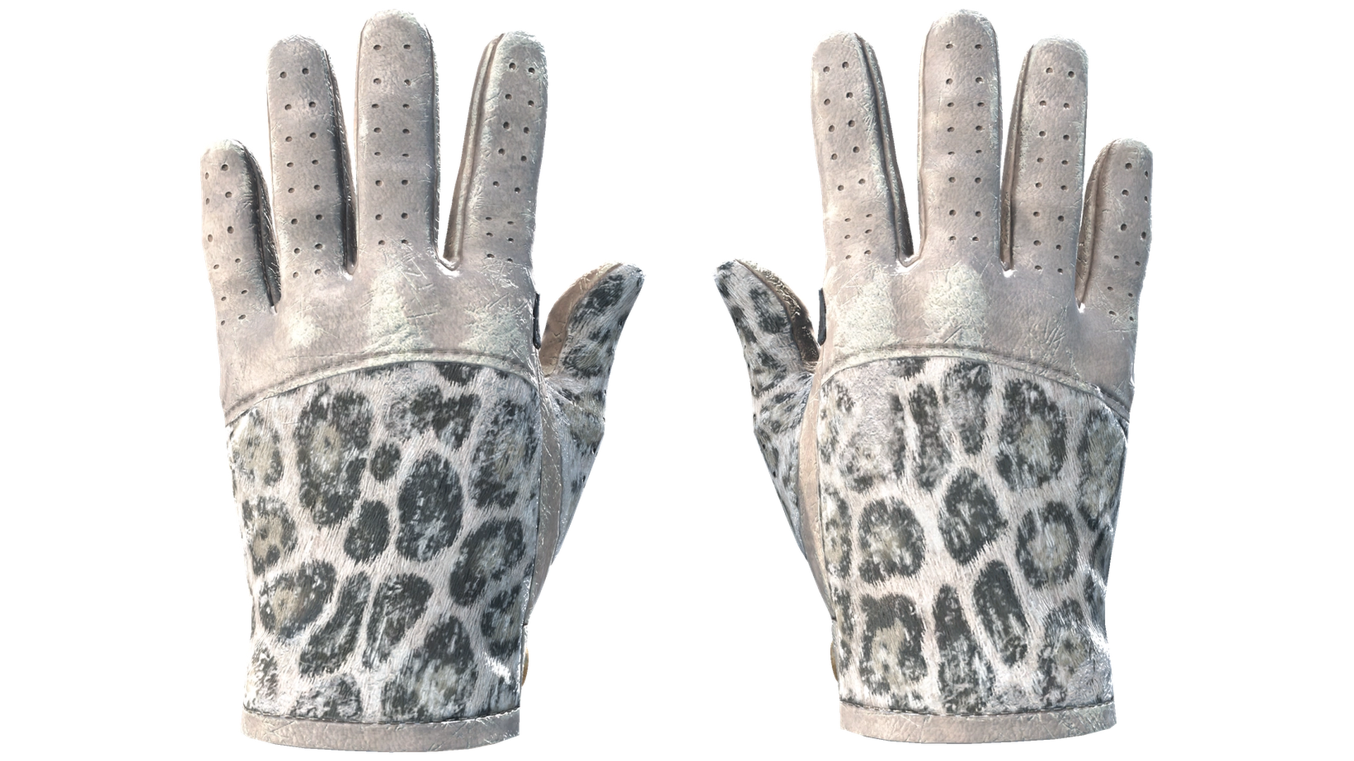 ★ Driver Gloves | Snow Leopard (Battle-Scarred)