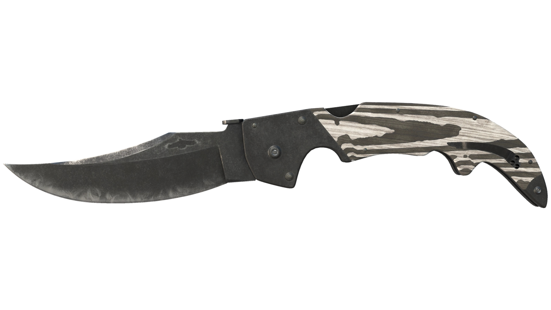 ★ Falchion Knife | Black Laminate (Field-Tested)